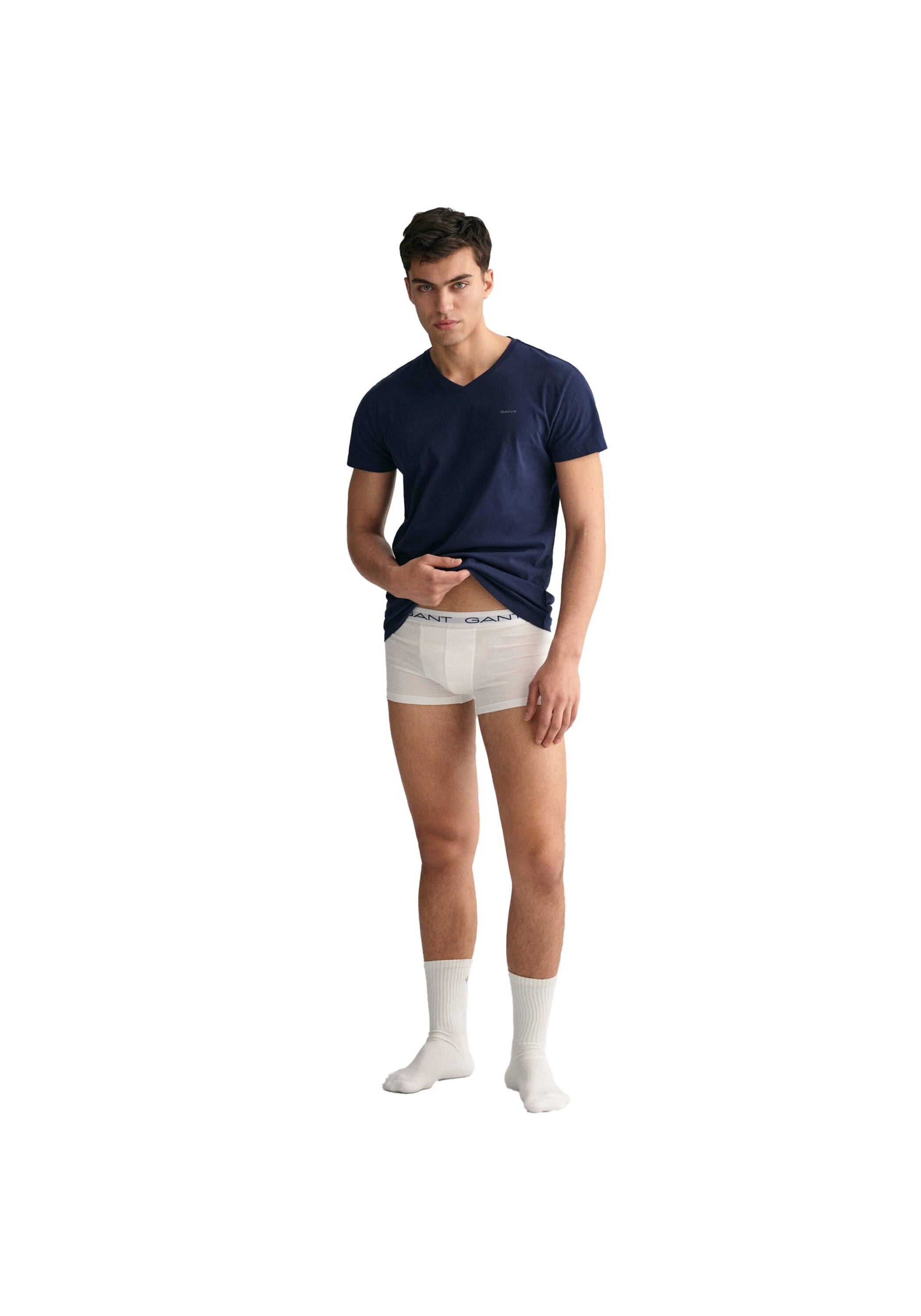 Gant T-Shirt »T-Shirt V-NECK T-SHIRT 2-PACK 2er Pack«