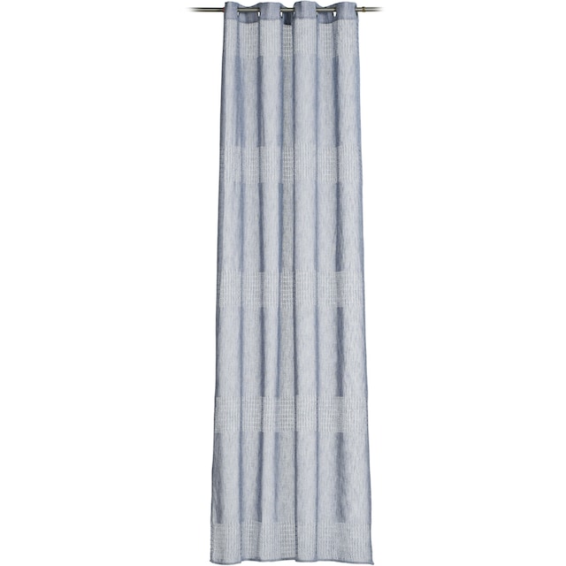 Gözze Vorhang »Marrakesch - Ösenschal«, (1 St.), HxB: 245x140, transparentes  Gewebe inkl. Querstreifen