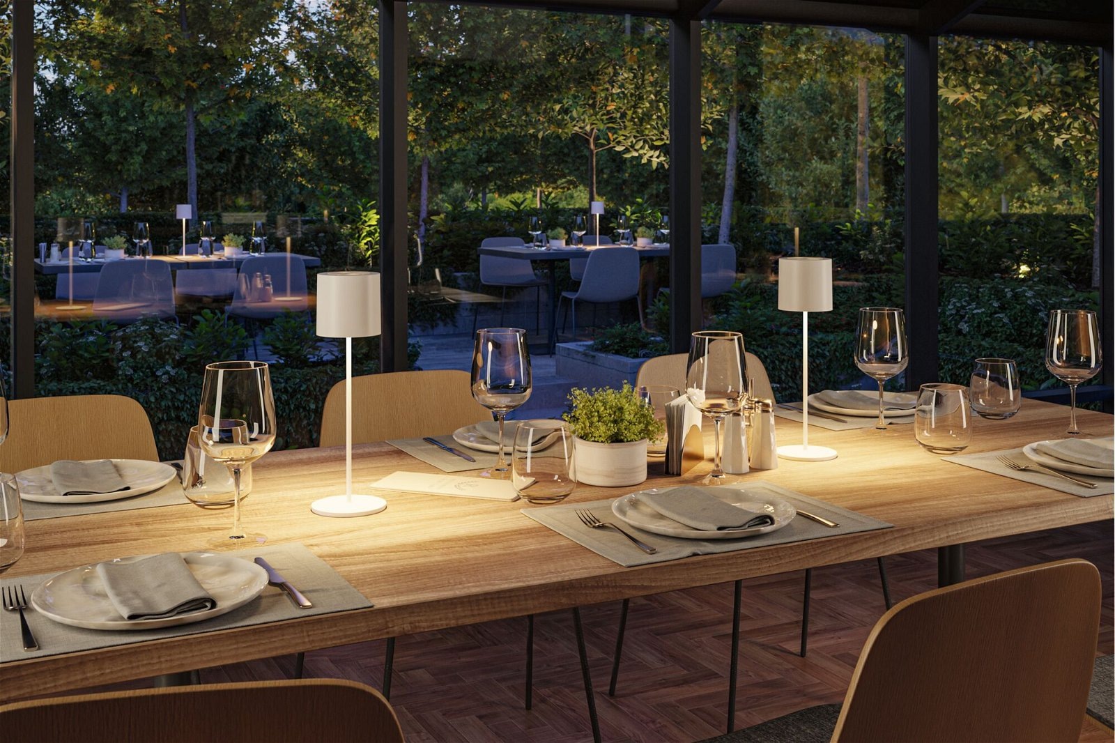 Paulmann LED Außen-Tischleuchte »Mobile Tuni IP44 2700K dimmbar 2,8W USBC« 1 Stk. Warmweiß