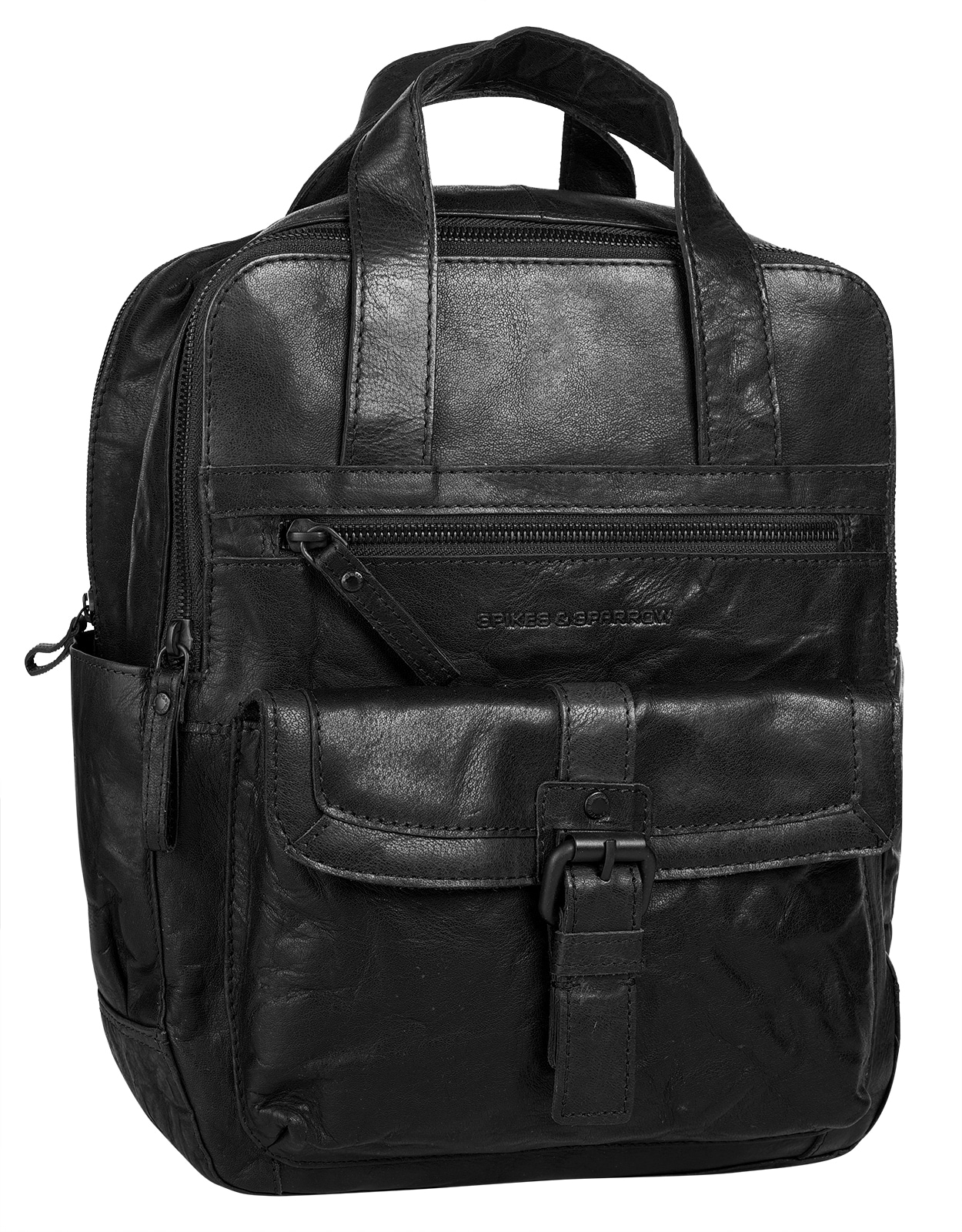 Spikes & Sparrow Cityrucksack, echt Leder