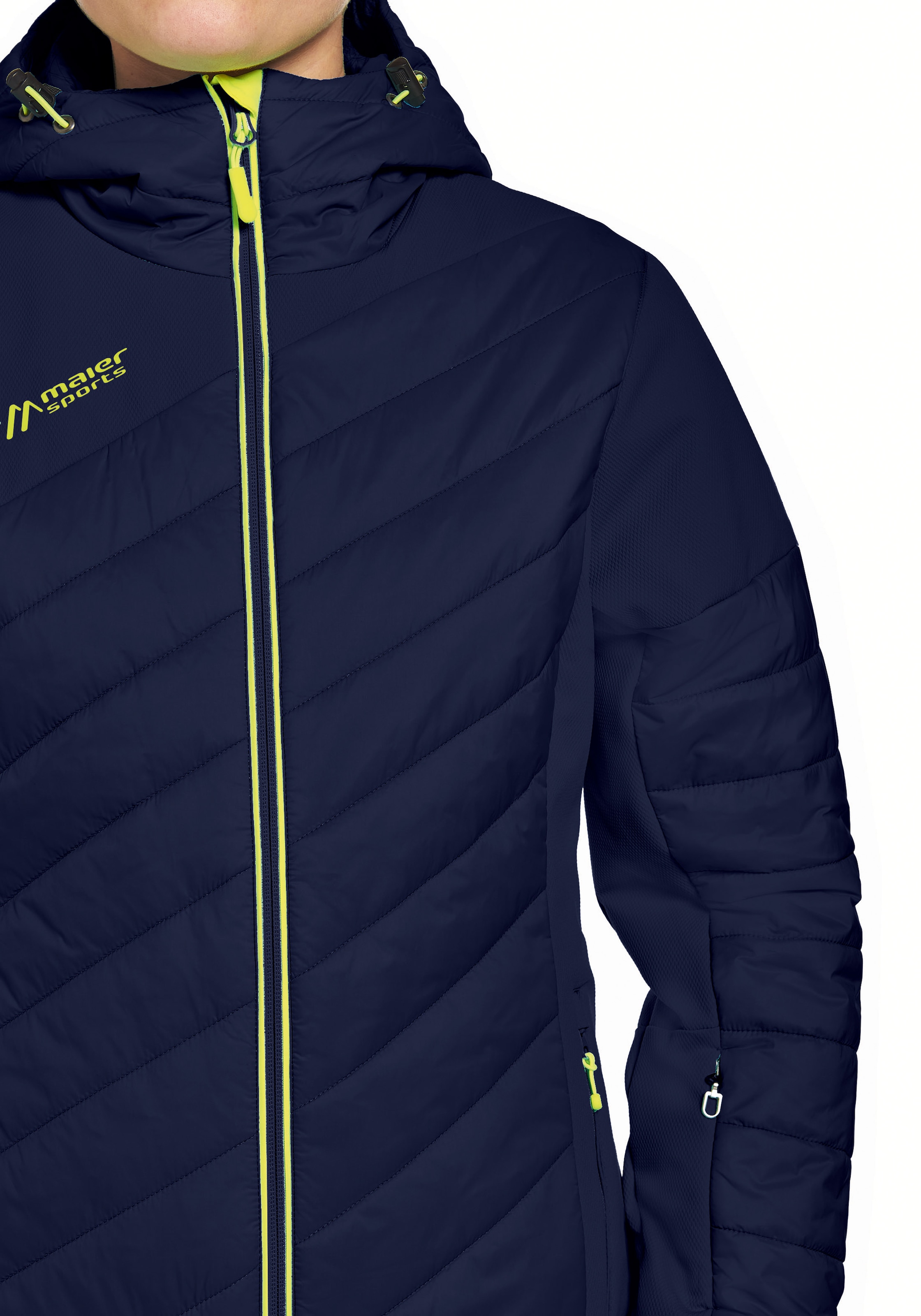 Maier Sports Funktionsjacke »Fast Vibes W«, Hybridjacke für Damen mit vollwertiger Skiausstattung