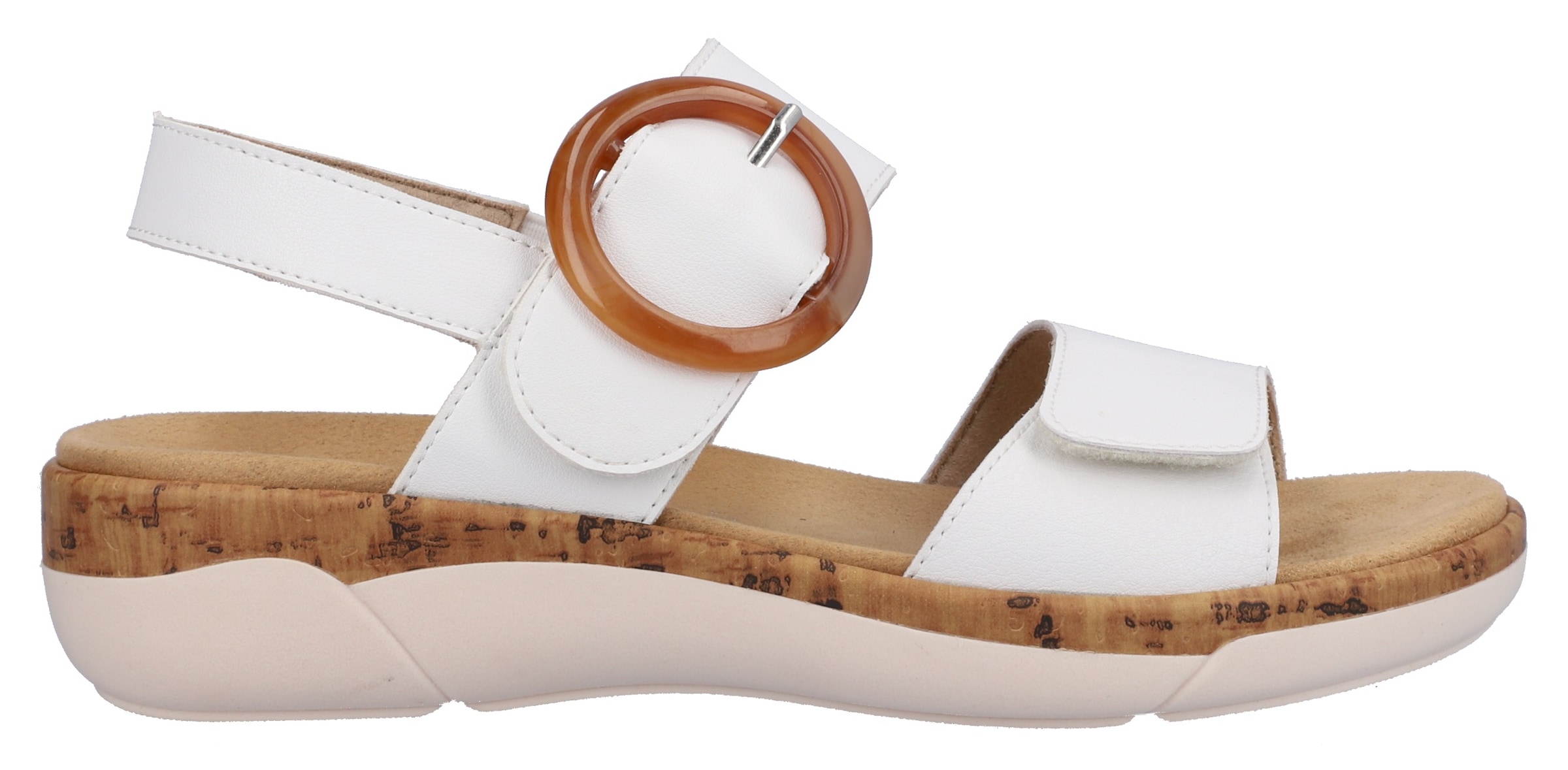 Remonte Keilsandalette, Sommerschuh, Riemchensandale, praktische Klettverschlüsse