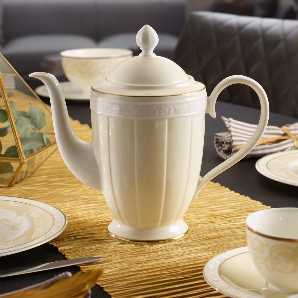 Villeroy & Boch Teekanne »Kaffeekanne Ivoire 1,35 Liter beige«