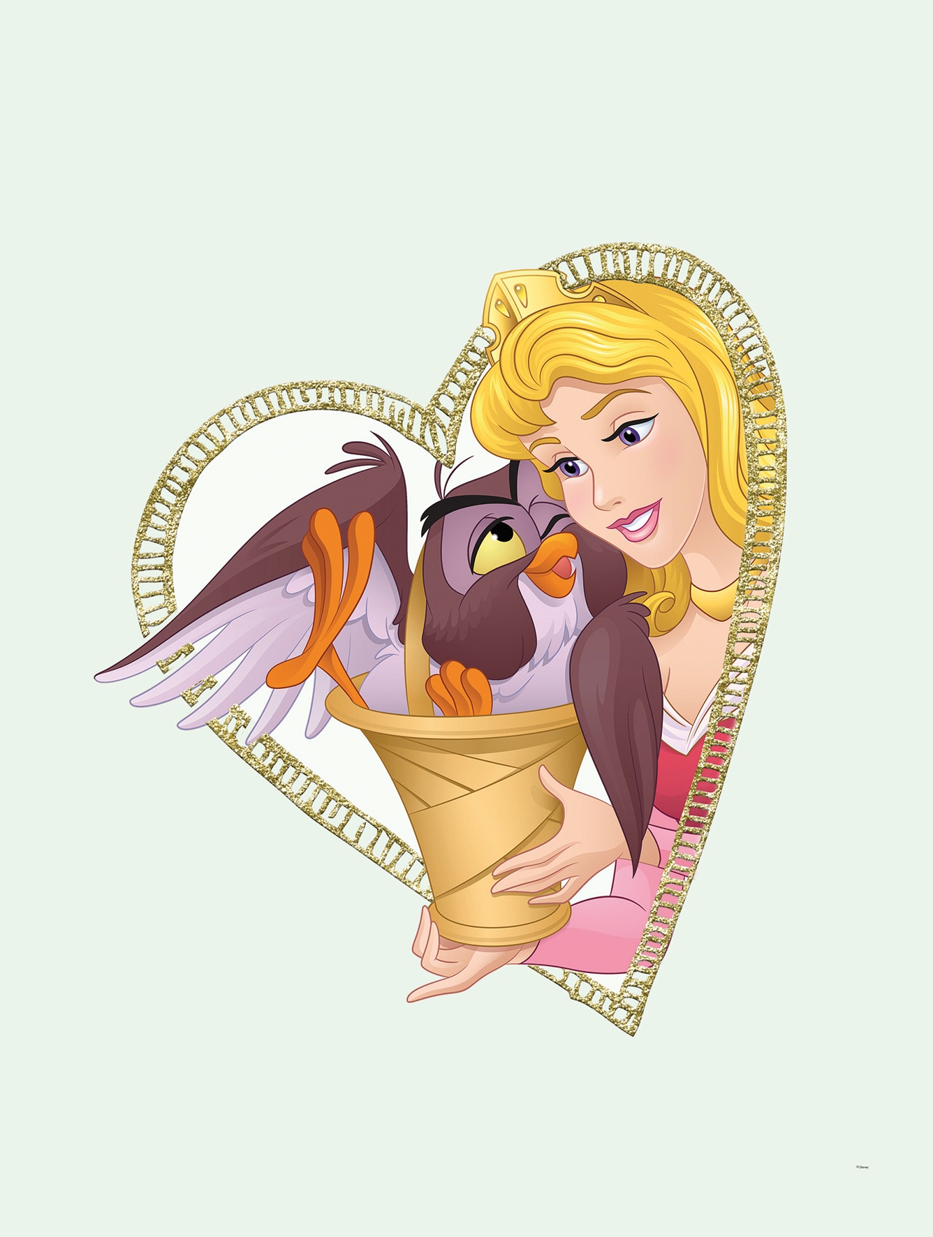Komar Poster »Aurora & Owl« Disney