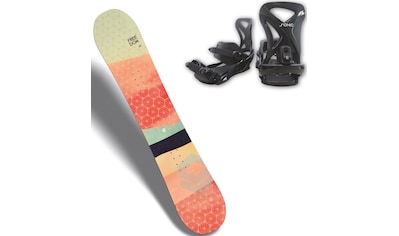 Snowboard »FTWO FREEDOM WOMAN APRICOT 21/22«, (Set)