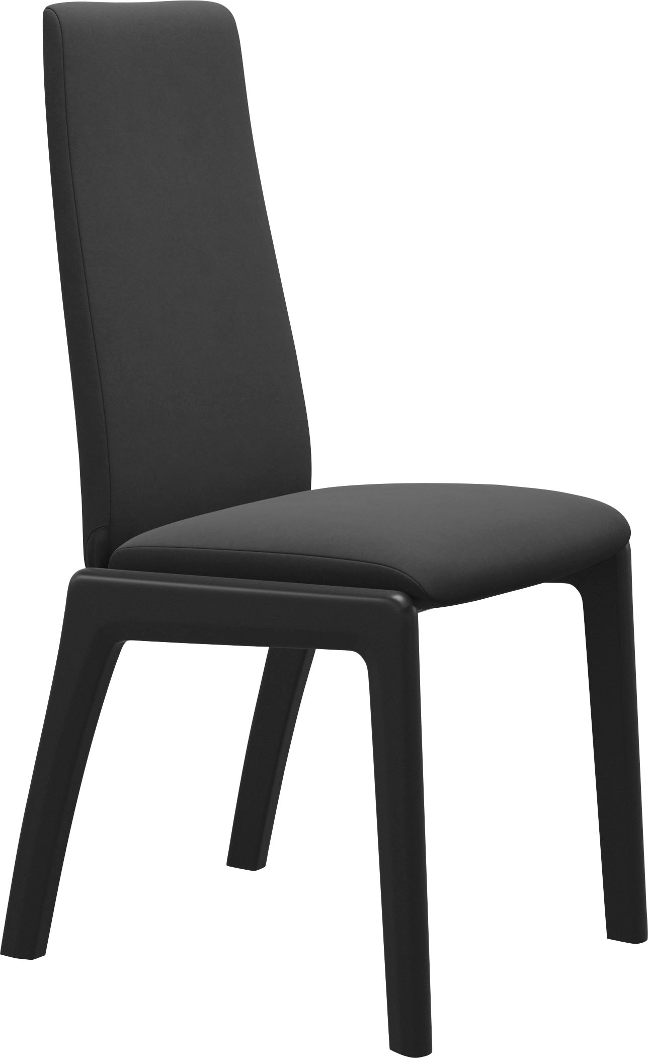 Stressless® Polsterstuhl »Laurel«, Microfaser DINAMICA, Low Back, Größe L, mit abgerundeten Beinen in Schwarz