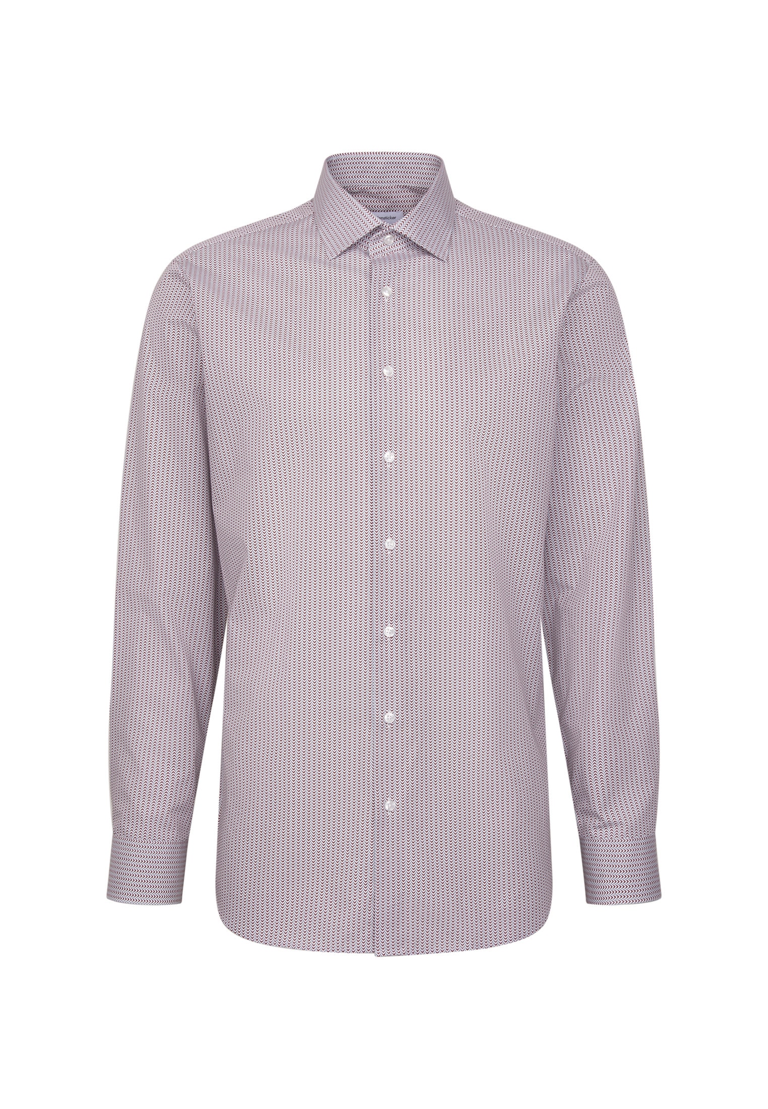 seidensticker Businesshemd »Schwarze Rose« Shaped 1/1 Kentkragen Druck