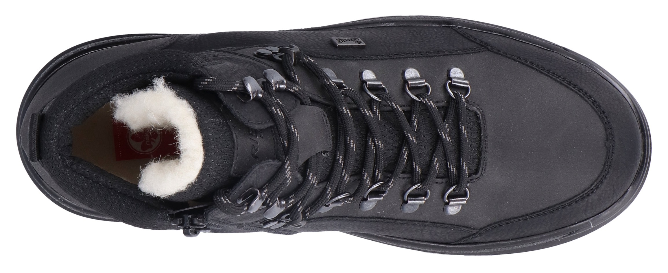 Rieker Winterboots »Flip Grip«, Outdoorboots mit umklappbaren Spikes an der Laufsohle, TEX-Membran
