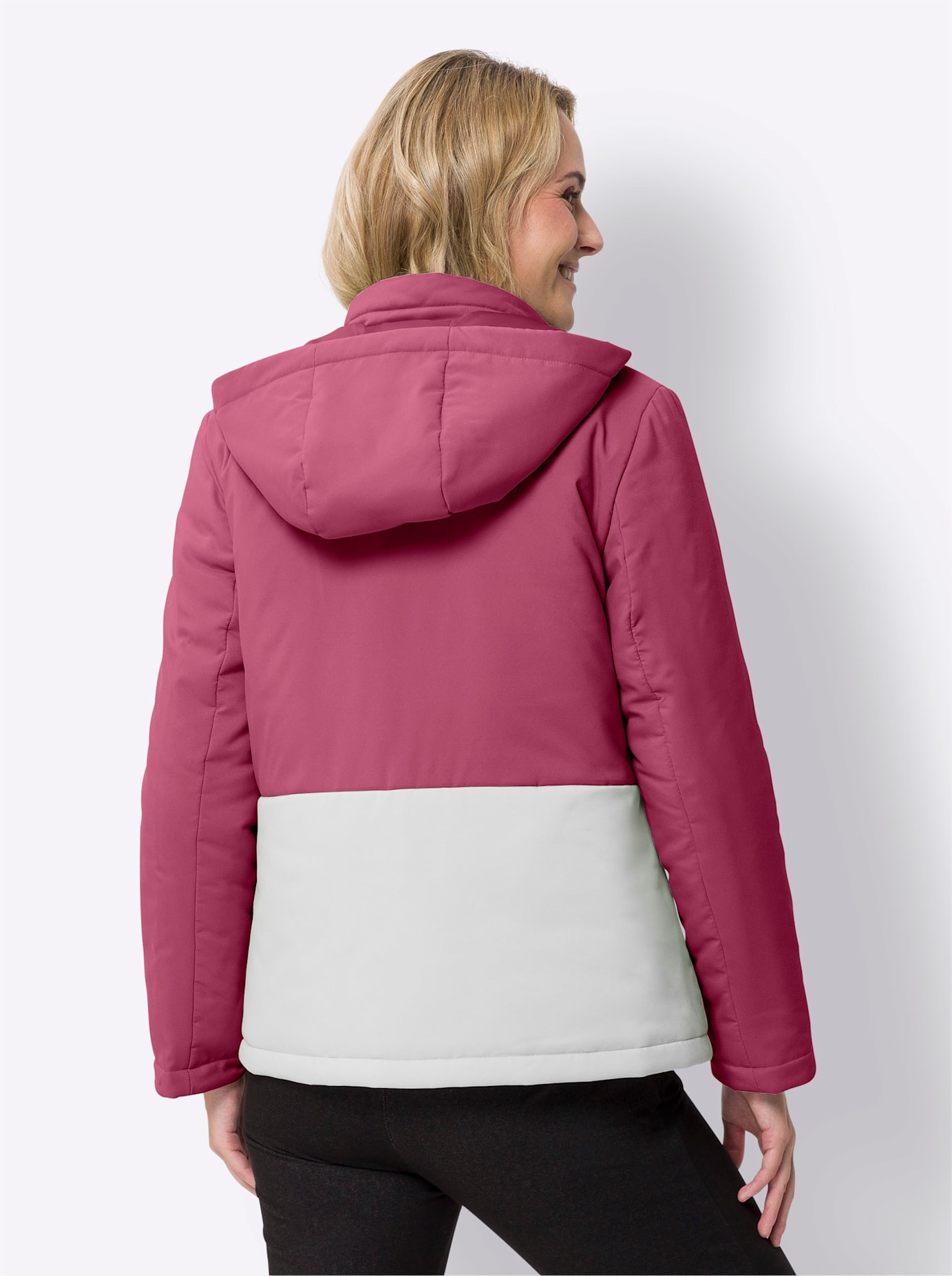 Classic Basics Langjacke, mit Kapuze