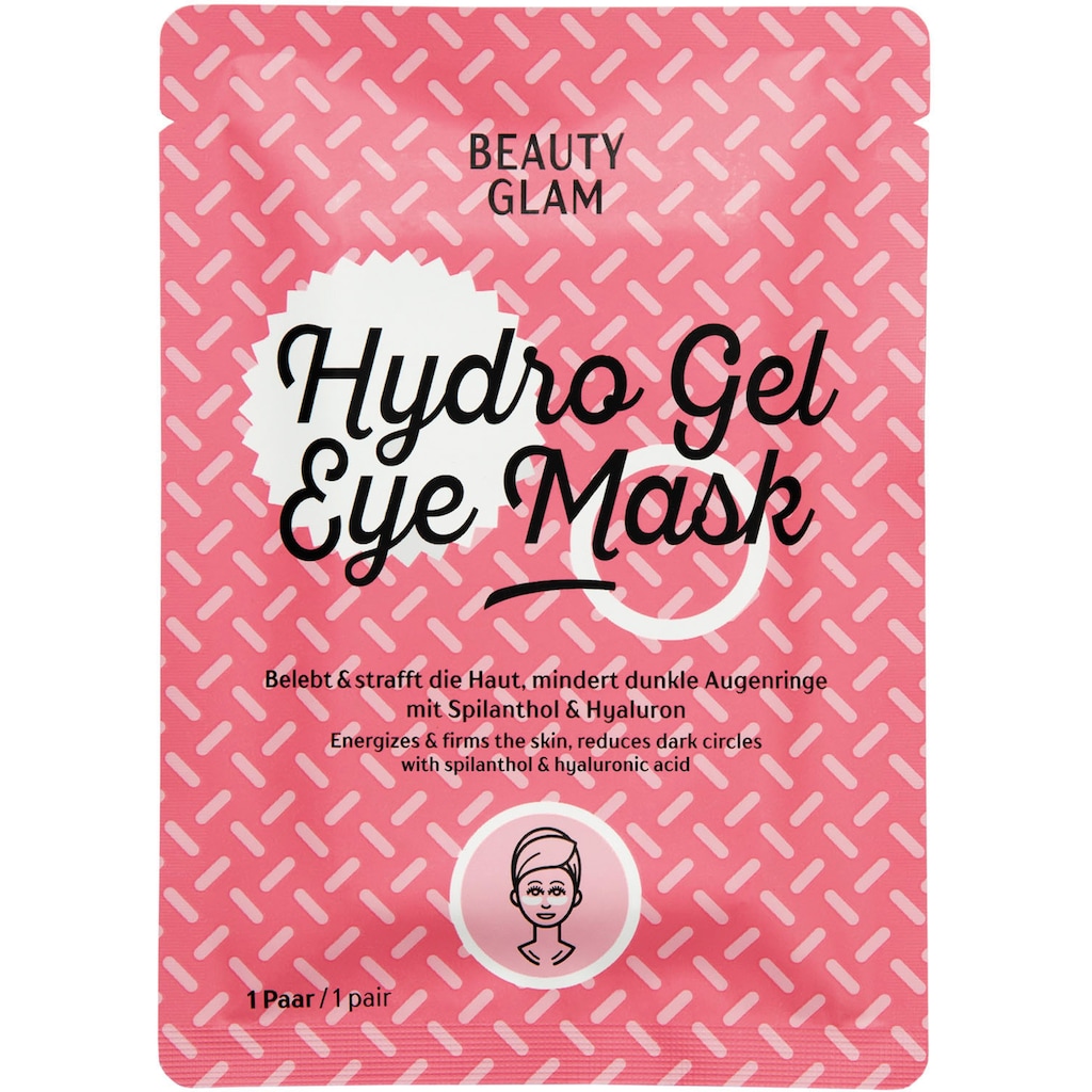 BEAUTY GLAM Gesichtsmasken-Set »Beauty Glam Hydro Gel Eye Mask«, (Set, 5 tlg.)