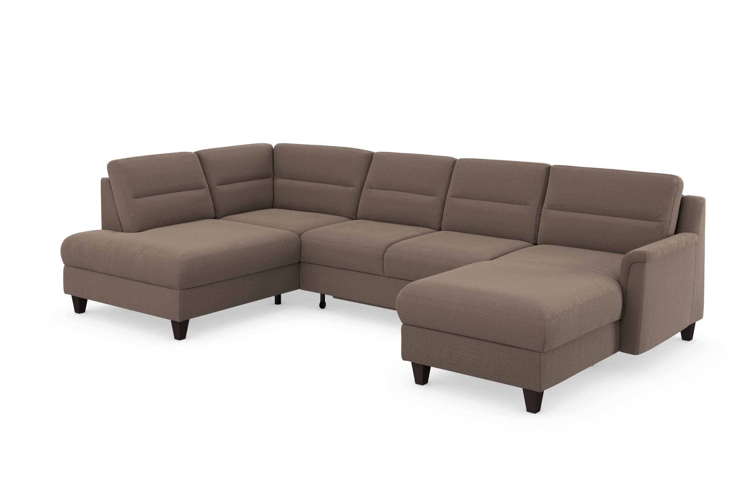 sit&more Wohnlandschaft »Farö U-Form«, inklusive Federkern, wahlweise mit Bettfunktion und Bettkasten