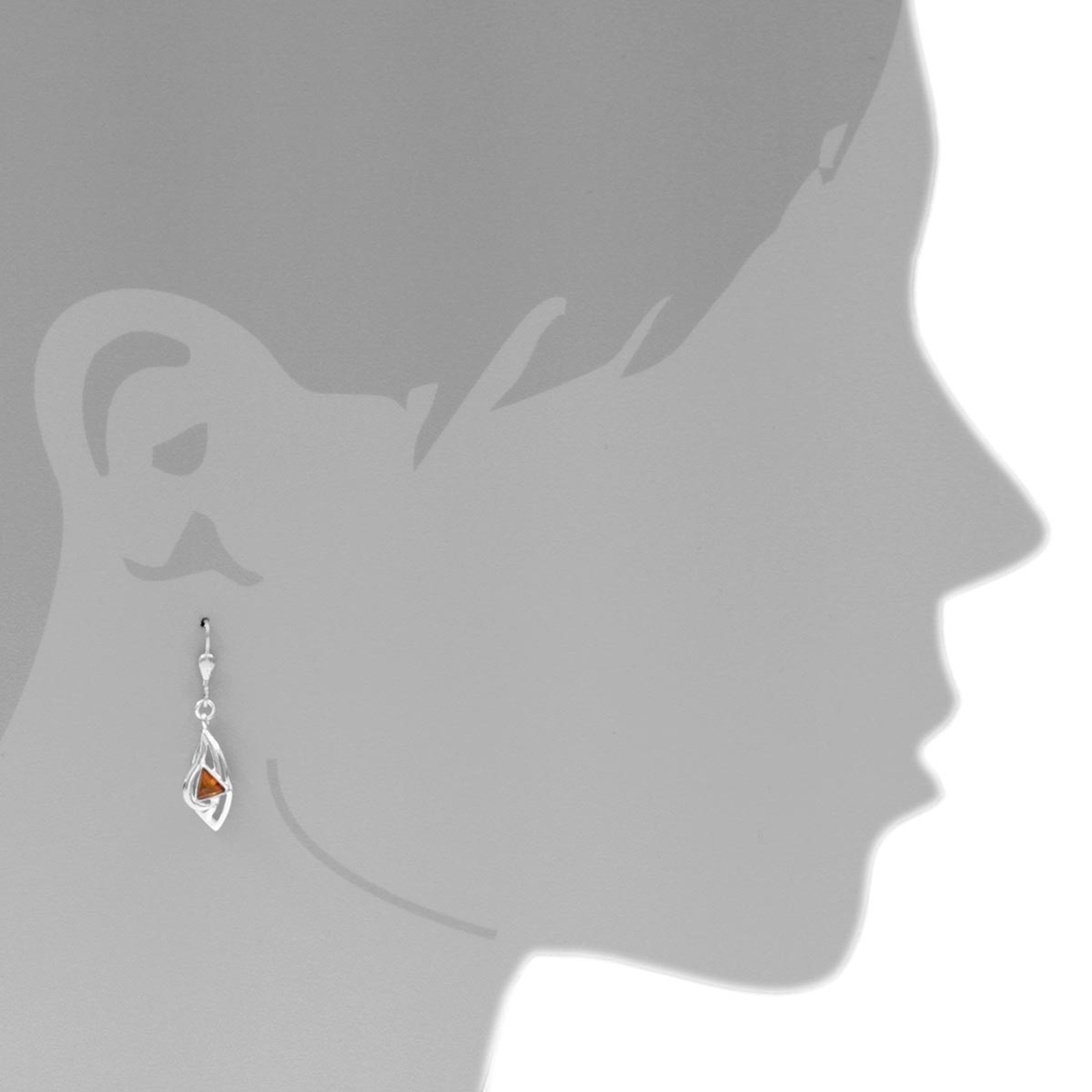 OSTSEE-SCHMUCK Paar Ohrhänger »- Sadie - Silber 925/000 - Bernstein«