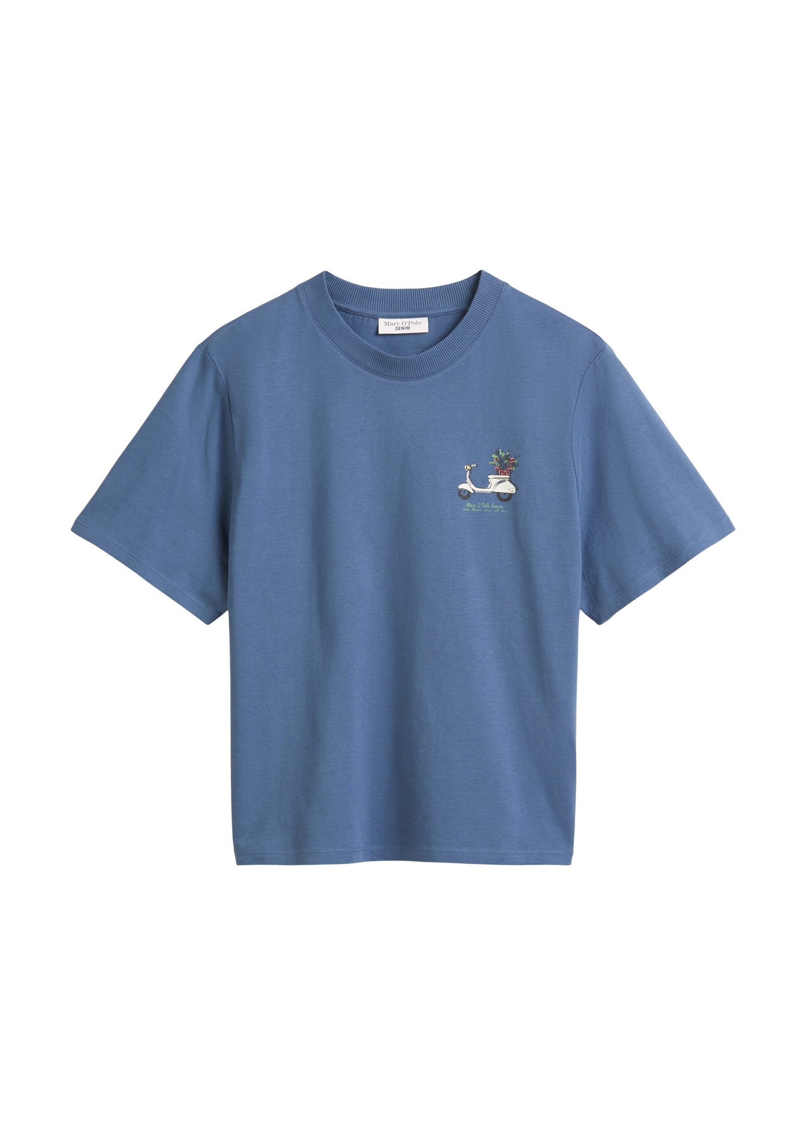 Marc O'Polo DENIM T-Shirt, modischer Print auf der Brust