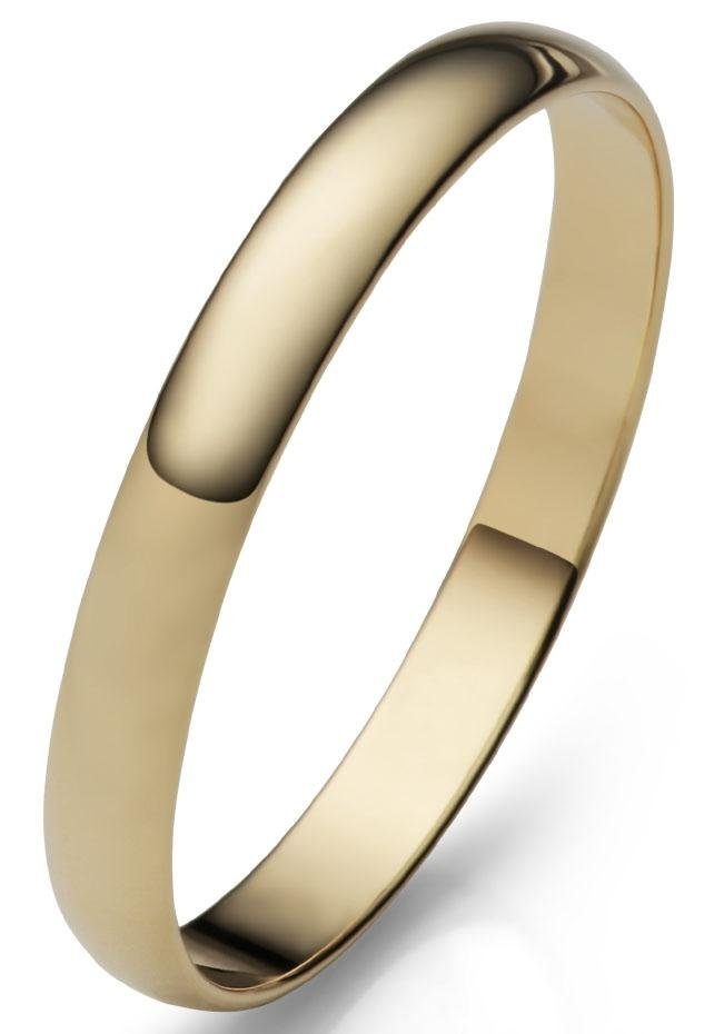 Firetti Trauring »Schmuck Geschenk Gold 375 Hochzeit Ehering "LIEBE"«, Made in Germany, wahlweise mit oder ohne Brillant