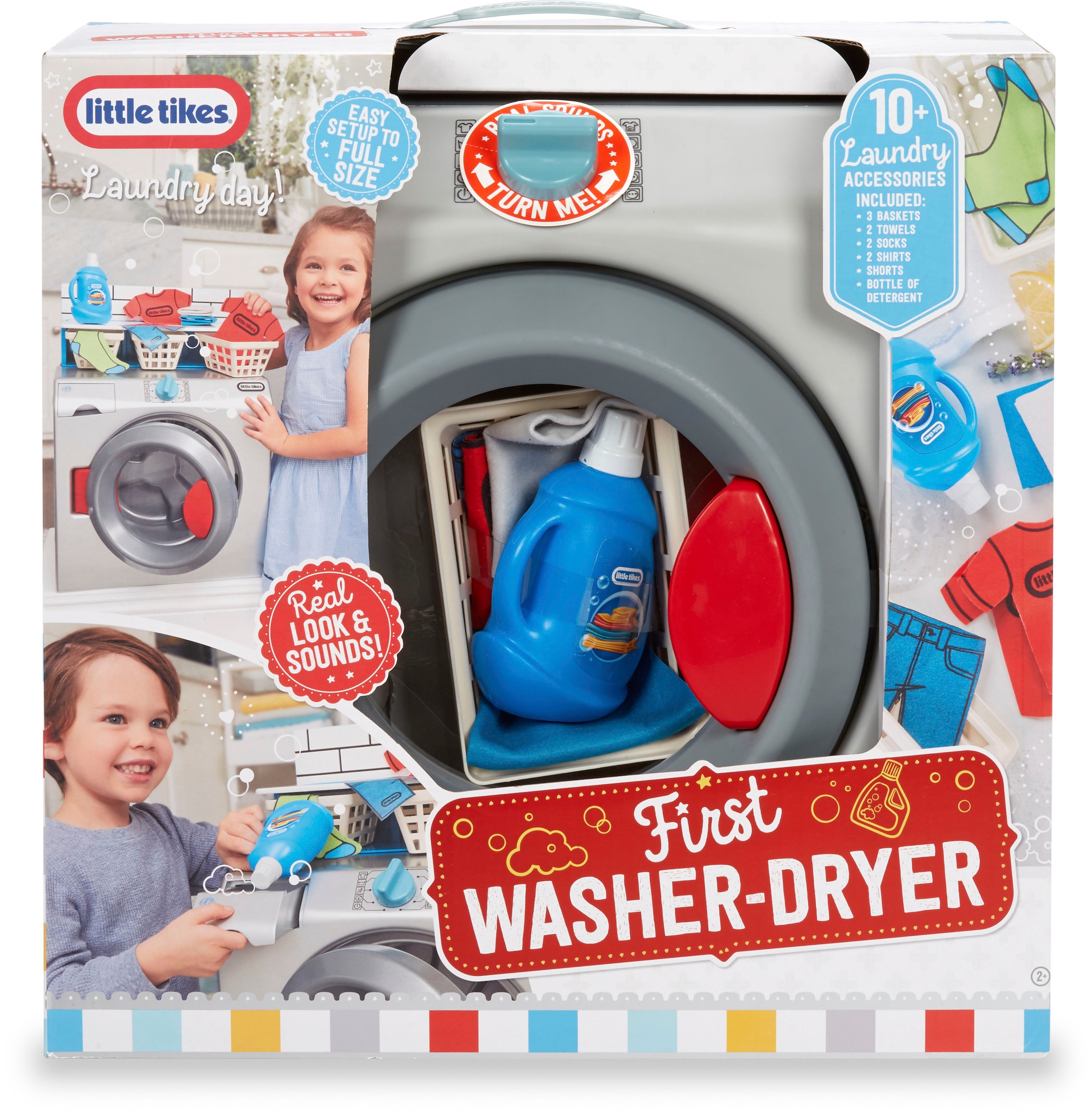 Little Tikes® Kinder-Waschmaschine »First Washer-Dryer«, mit Trockner; mit Licht und Sound