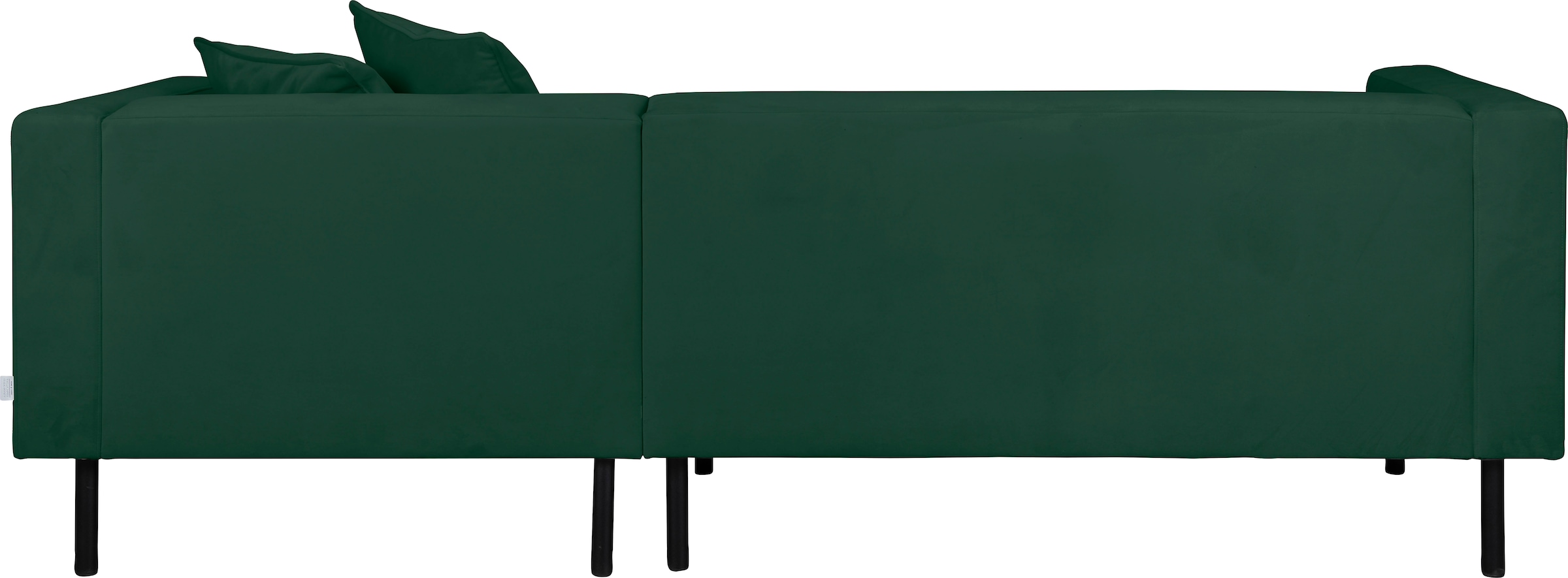 Guido Maria Kretschmer Home&Living Ecksofa »Lillibeth L-Form Designsofa, Maße B/T/H: 240/173/83 cm«, Zierkissen als Wendekissen, in Samtoptik oder Cord