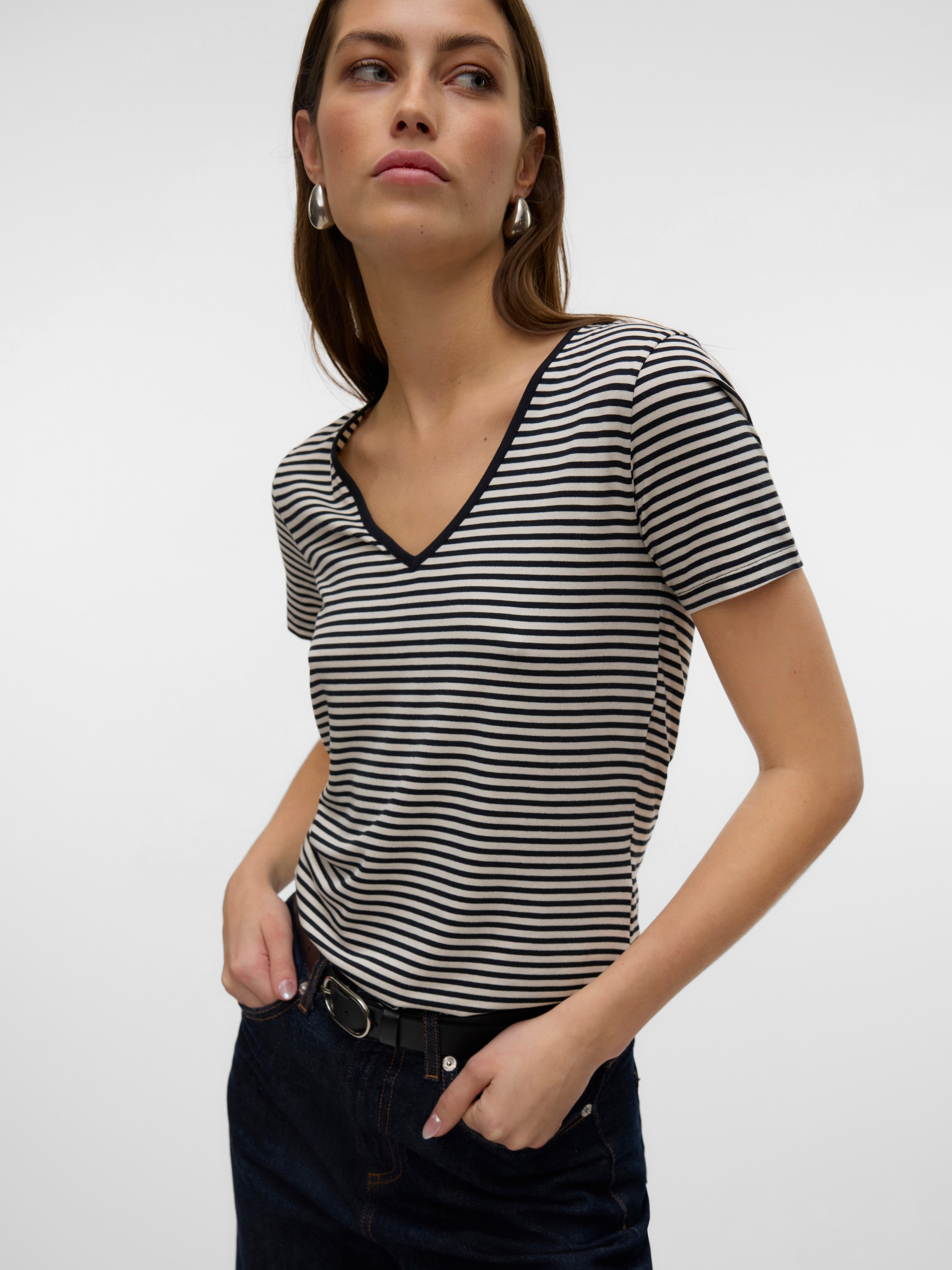 Vero Moda V-Shirt »VMPEPPER SS V-NECK T-SHIRT VMA NOOS«