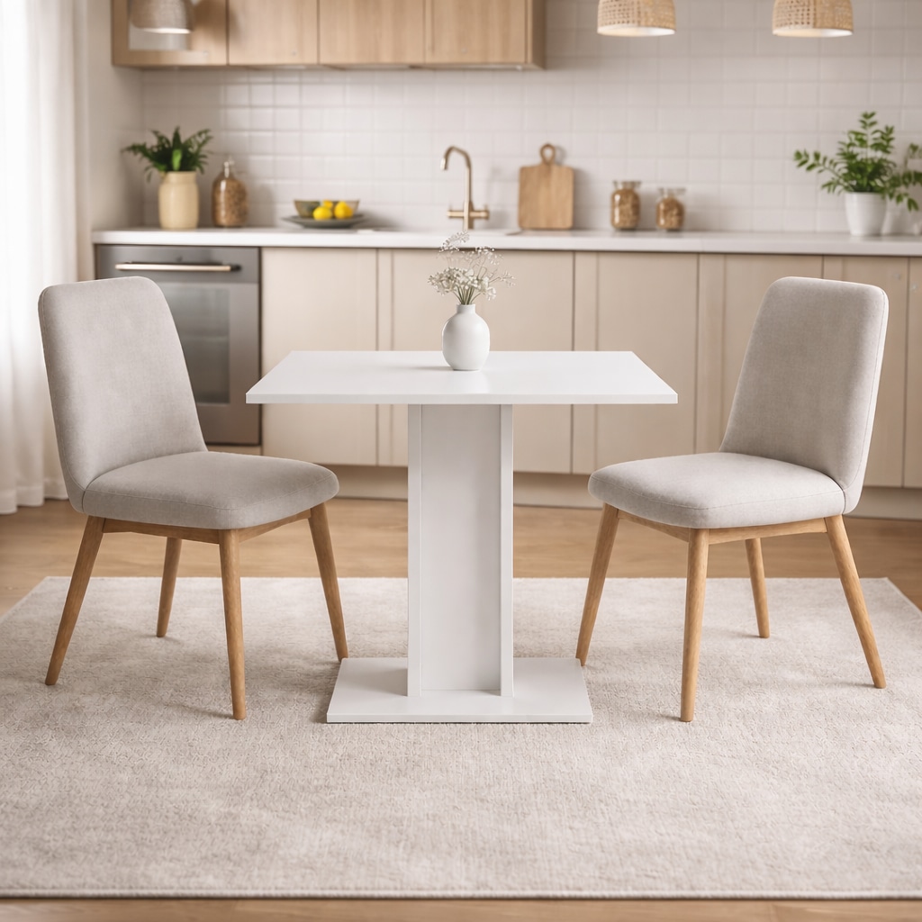 OTTO home Esstisch »Square Säulentisch, Küchentisch, Bistrotisch, Kompakt-Esstisch« Quadratischer Esstisch; verschiedene Farben erhältlich; Breite: 70 cm