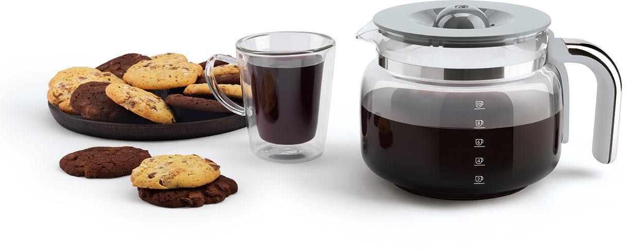 Smeg Filterkaffeemaschine »DCF02BLEU«, 1,4 l Kaffeekanne, Permanentfilter, 1x4