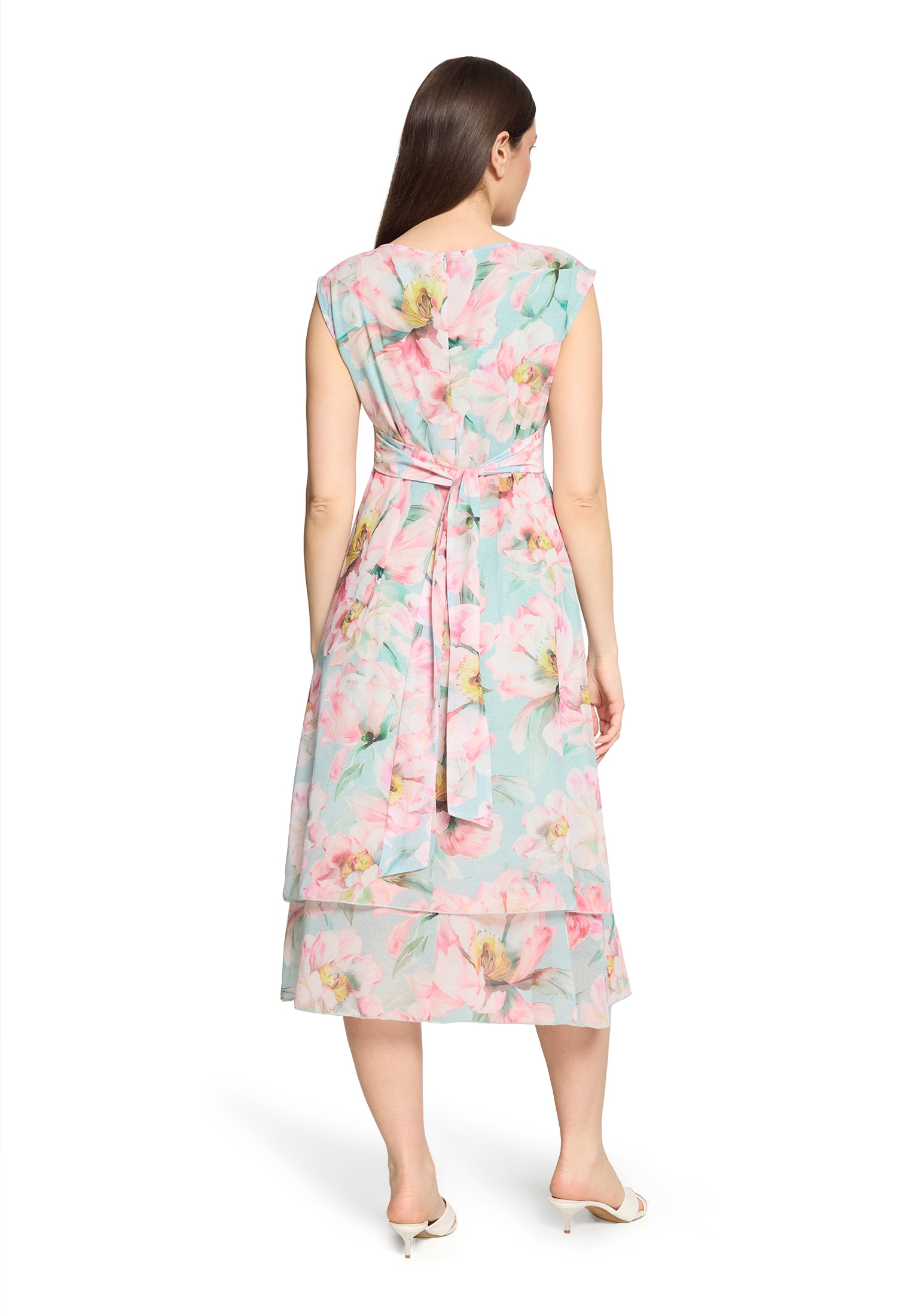 Betty Barclay Chiffonkleid »Chiffonkleid mit Bindegürtel«