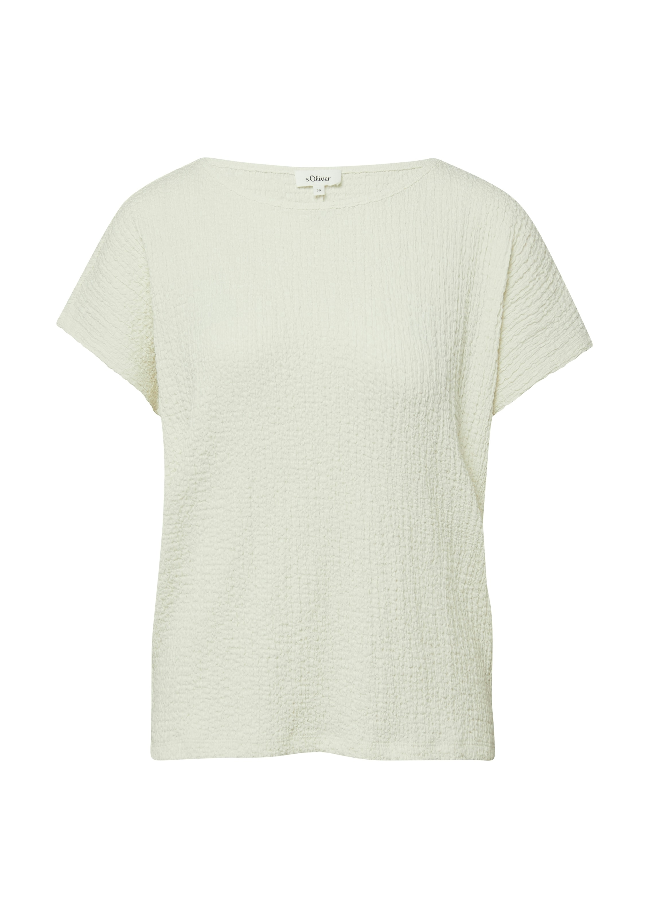 s.Oliver T-Shirt mit Struktur Muster