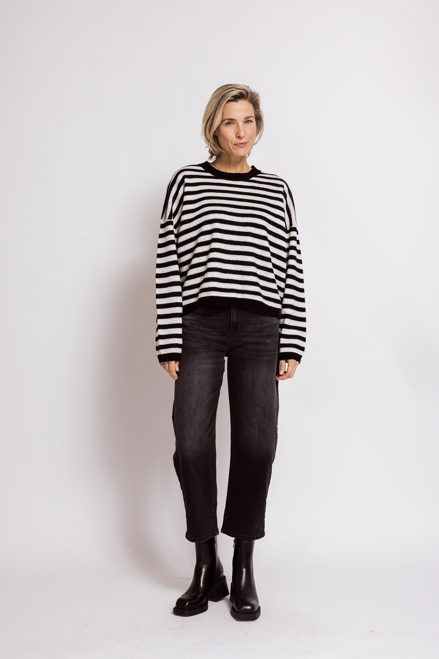 Zhrill Wollpullover »TANSY Ringel« in Ringeloptik, Casual Passform