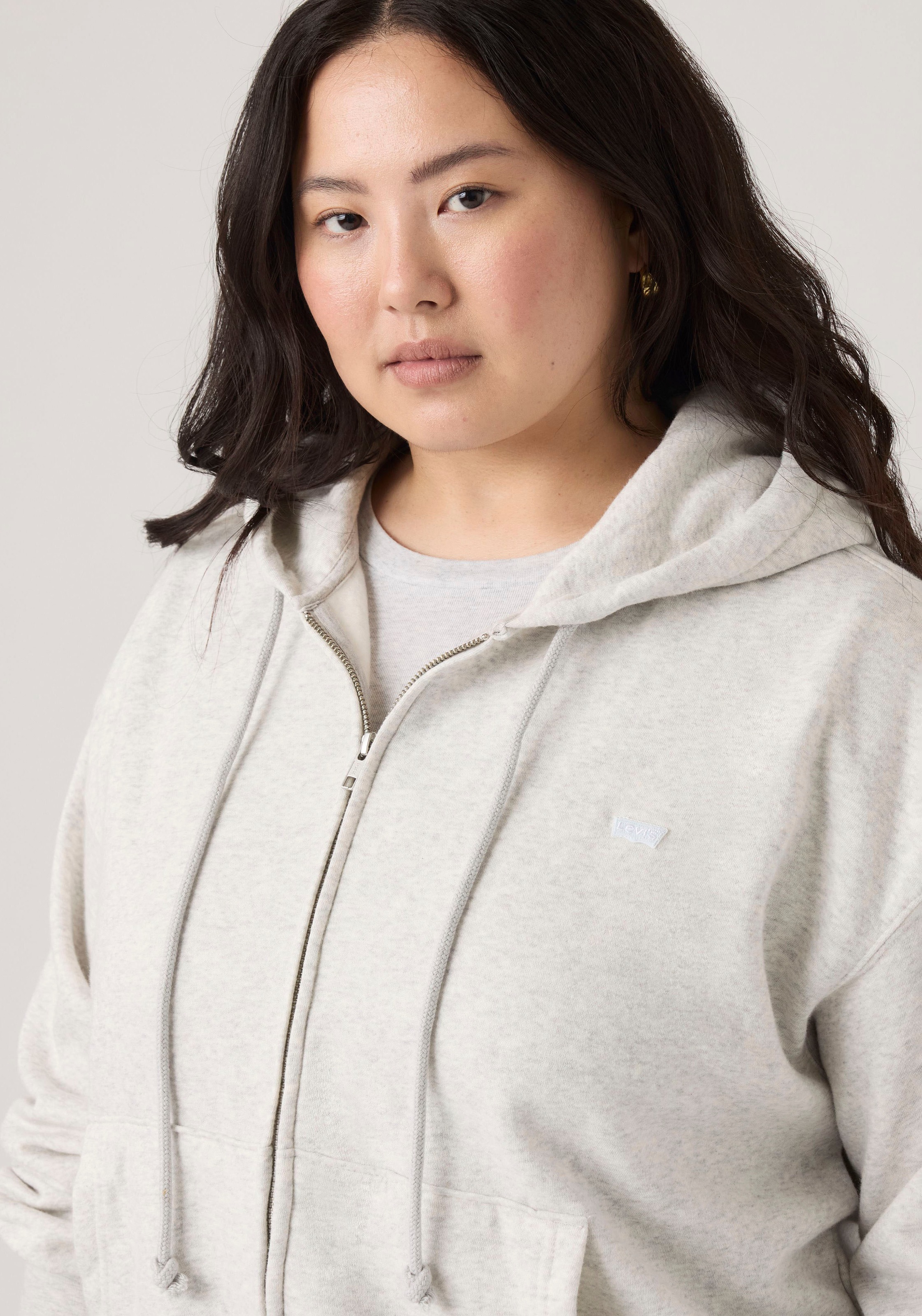 Levi's® Plus Sweatjacke »PL EVERYDAY FULL ZIP HOODIE SWEATSHIRT« Sweatware von innen weich angeraut