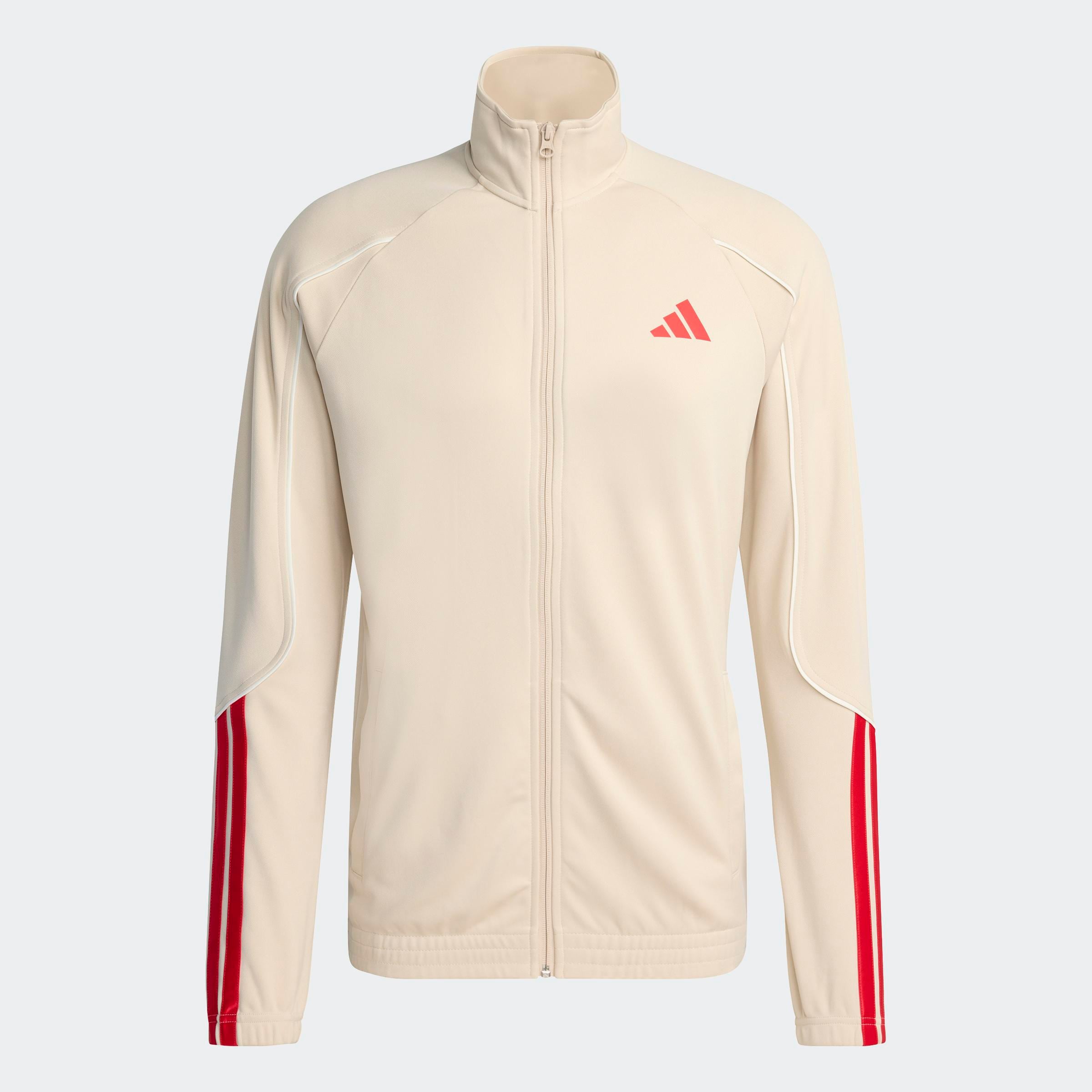 adidas Sportswear Trainingsanzug »STADIUM 3-STREIFEN« 2 tlg. zweiteiliges Set aus Jacke und Hose, aus leichtem Polyester