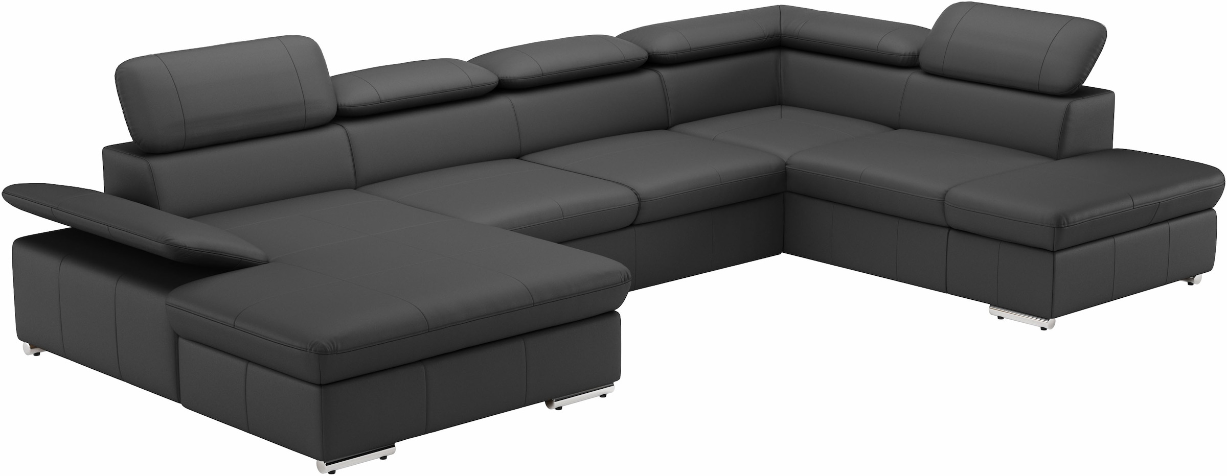 sit&more Wohnlandschaft »Valantine U-Form«, inkl. Kopf- und Armteilverstellung, wahlweise mit Bettfunktion