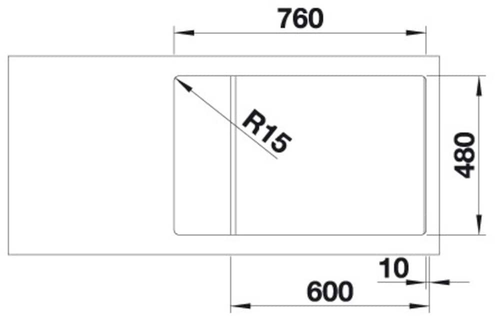 Blanco Granitspüle »ZIA XL 6 S Compact«, erhältlich in mehreren Farben