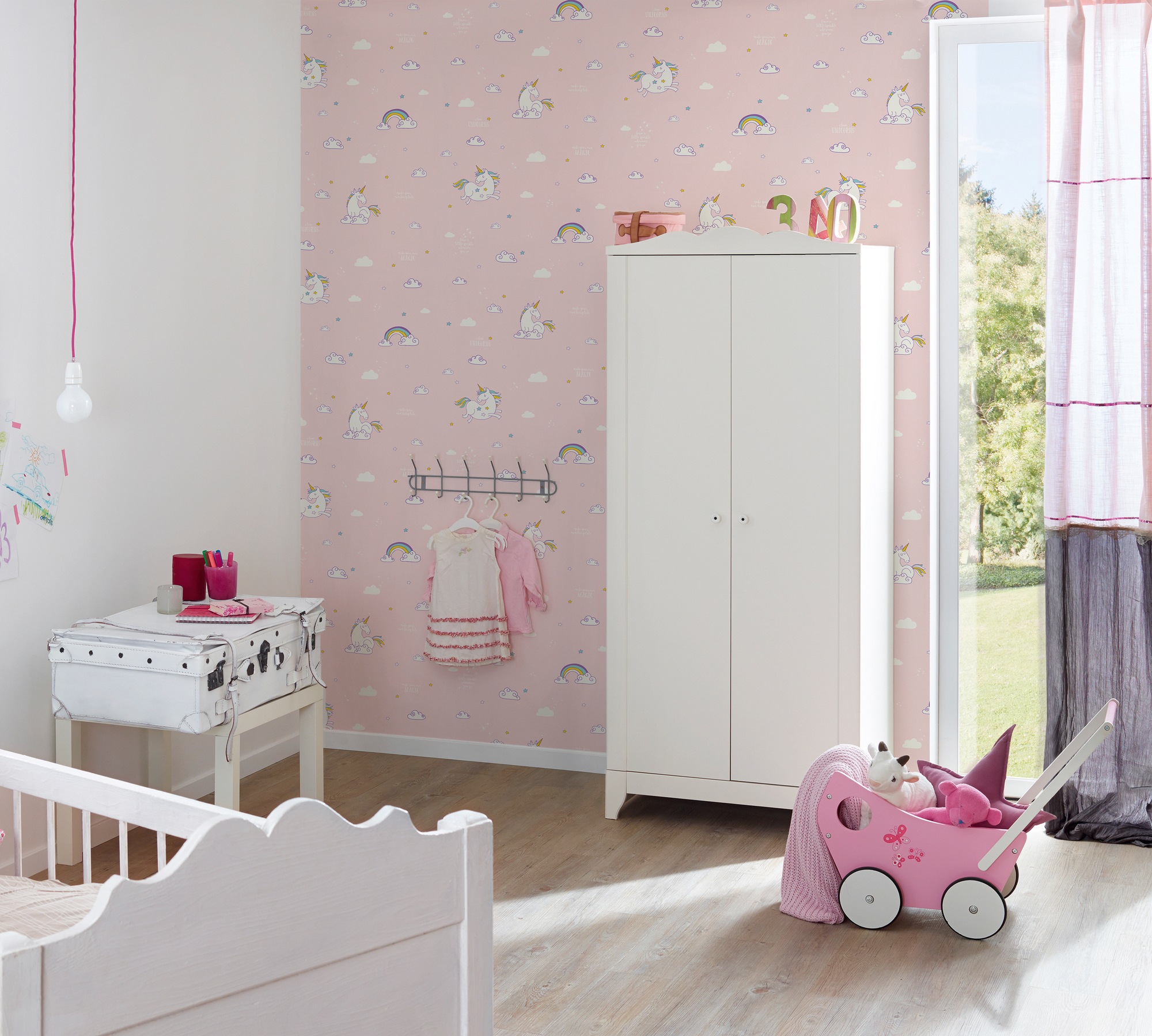 living walls Papiertapete »Boys & Girls«, Tapete Kinderzimmer