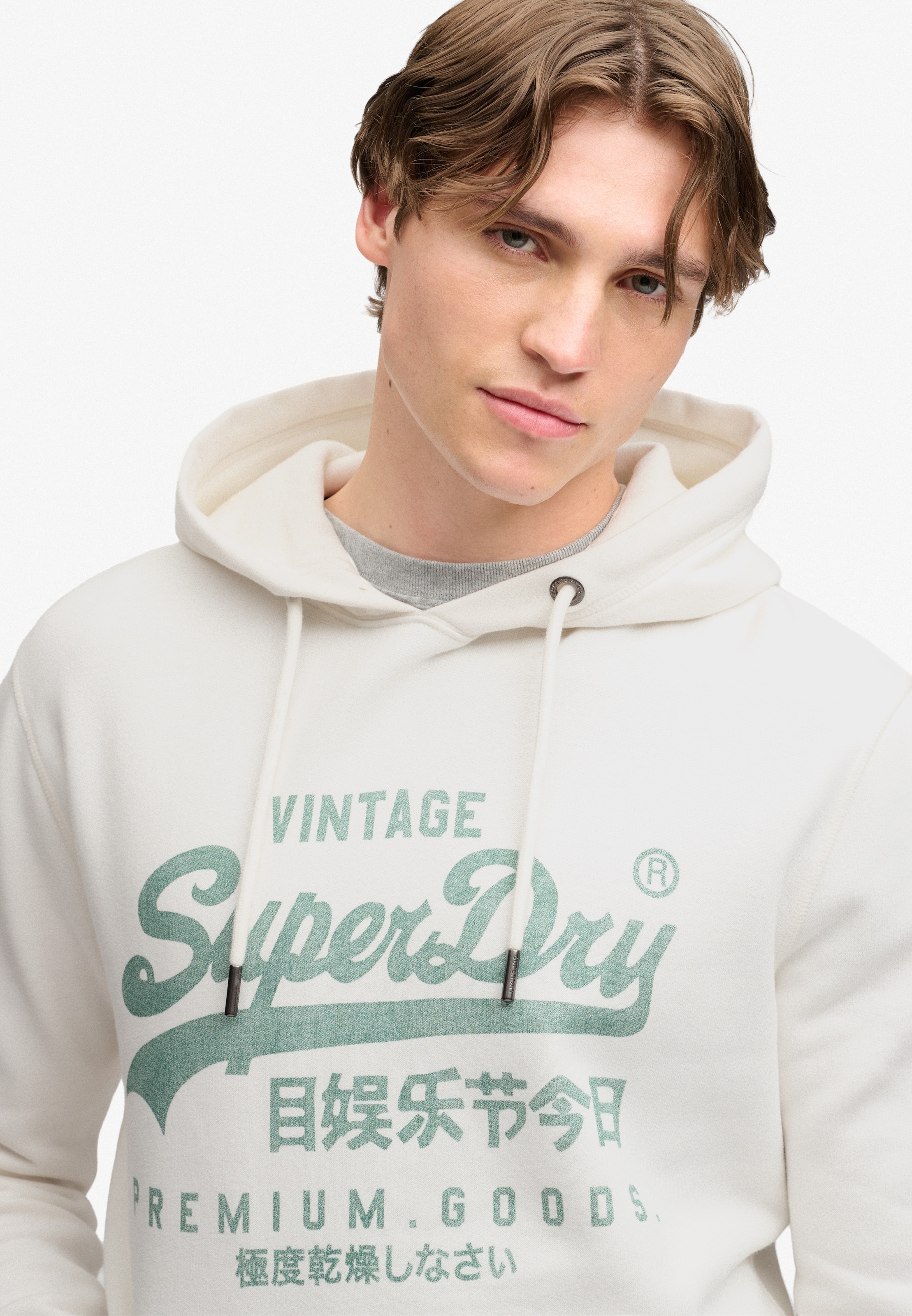 Superdry Kapuzensweatshirt »VL CLASSIC HOOD«, Baumwollmischung, relaxed fit
