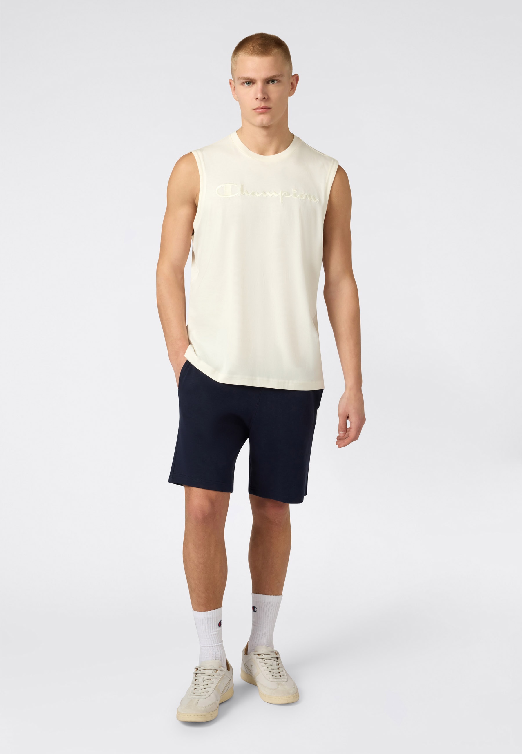 Champion Tanktop »ICONS TONAL Relex Fit Sleeveless Tee« sportlicher Stil, für Training und Freizeit, leichtes Tragegefühl