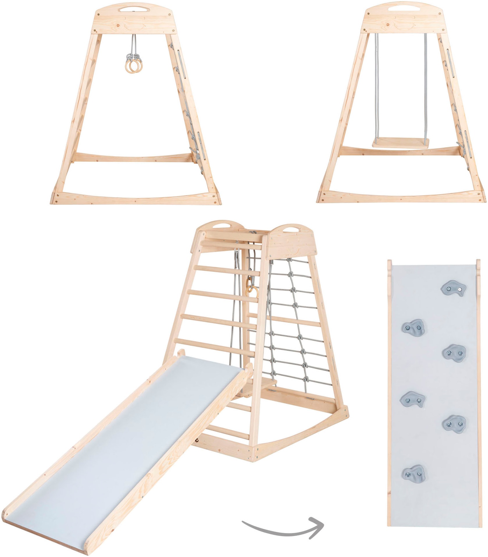 roba® Rutsche »Rutschbrett für roba Kletterdreieck« für roba Kletterdreieck und Spielturm