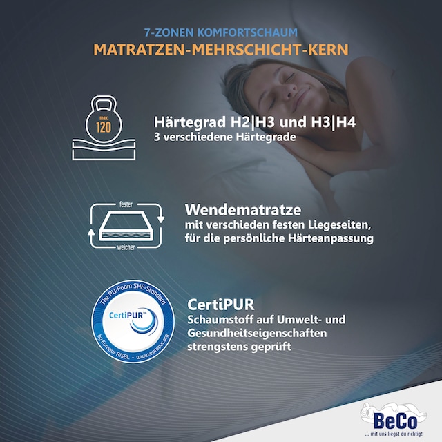 erhältlich, Gelschaummatratze in Matratze Beco »GUMO«, kaufen cm hautfreundliche 20 cm online St.), Matratze diversen (1 hoch, Größen