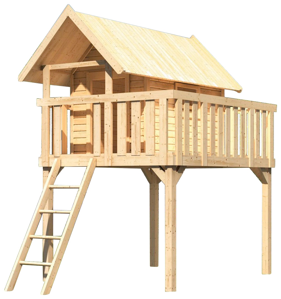 AKUBI Spielturm »Fidel« BxTxH: 198x243x330 cm
