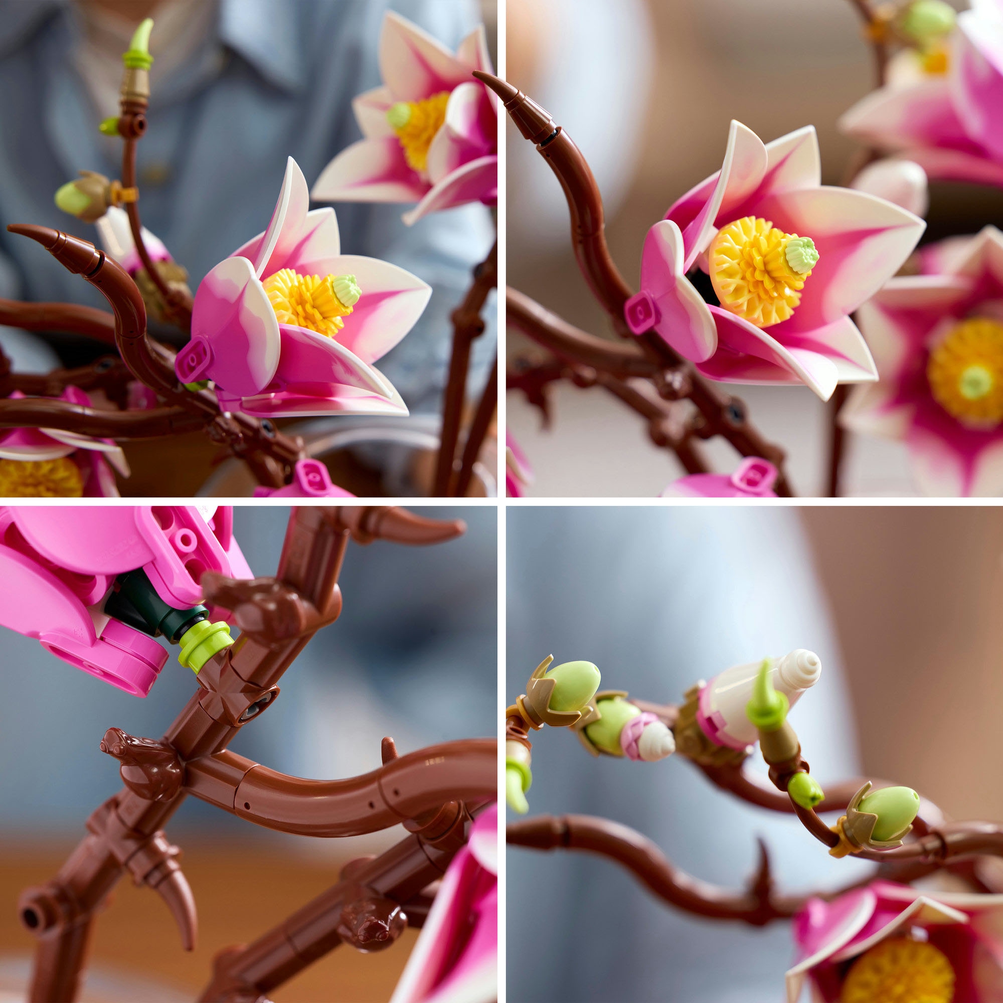 LEGO® Konstruktionsspielsteine »Magnolienzweige (11510), LEGO Botanicals«