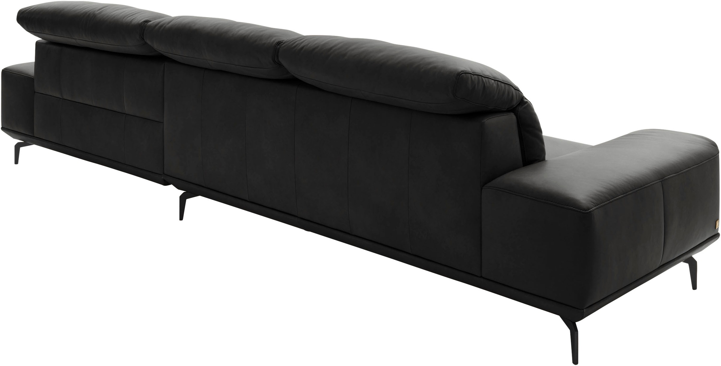 Musterring Wohnlandschaft »MR 2490«, Fuß Schwarz, Sitzhöhe 46cm, wahlweise mit Funktionen, Maße 342x207 cm