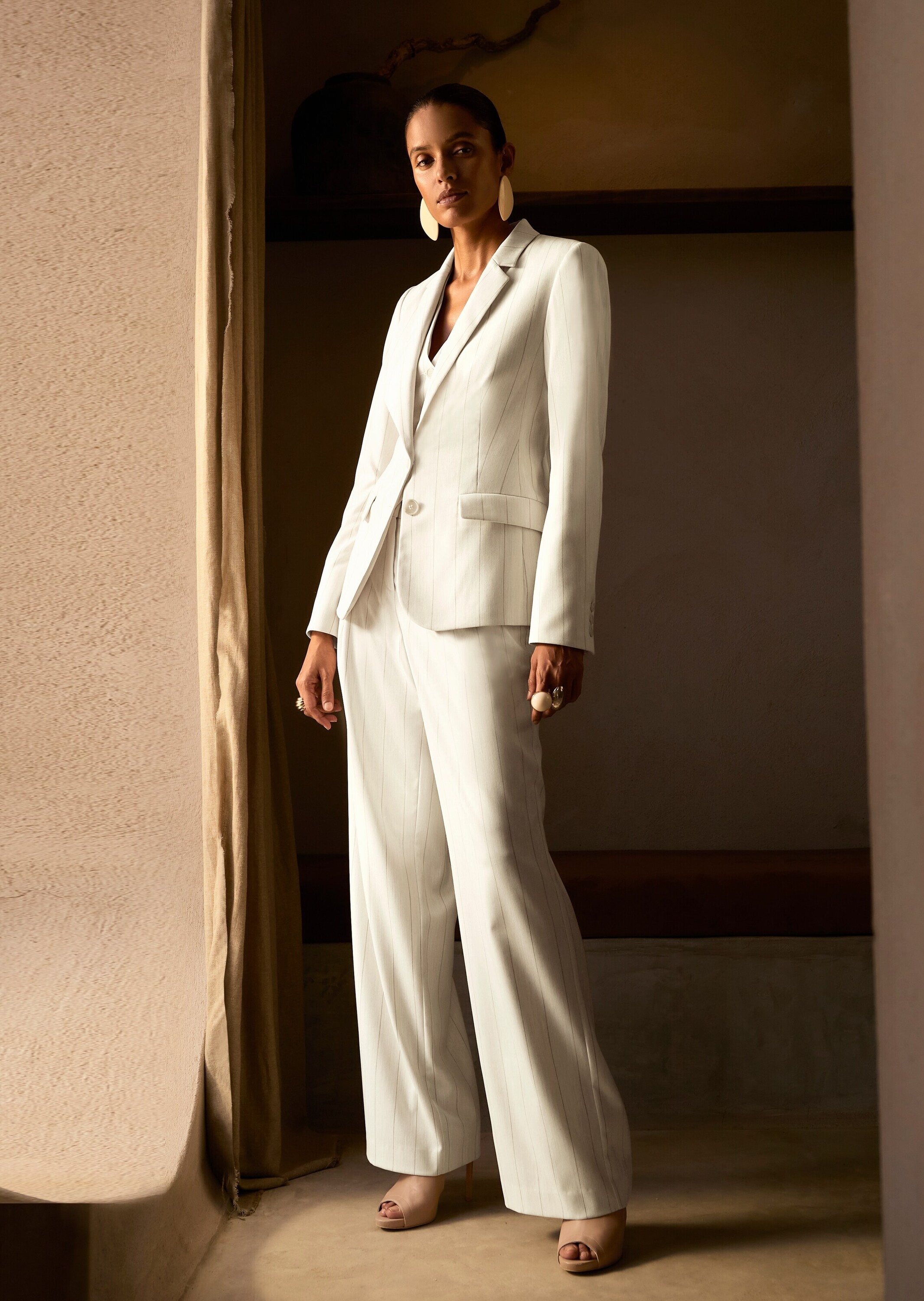 MADELEINE Jackenblazer »Blazer Longblazer mit Nadelstreifen«