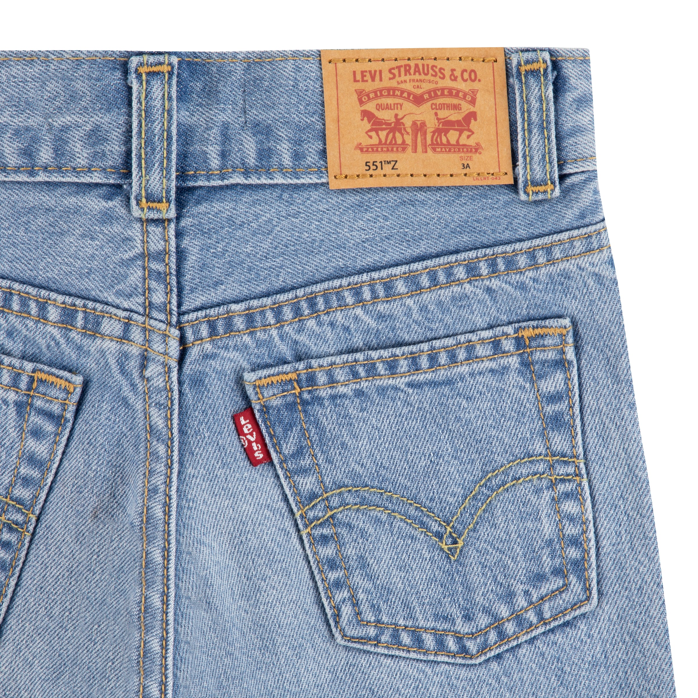 Levi's® Kids Jeansshorts aus robustem Baumwolldenim