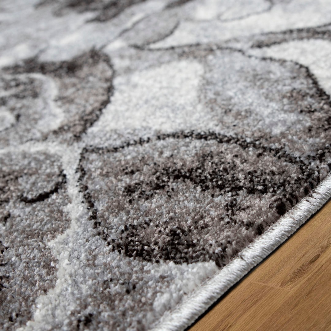 my home Teppich »Almrose«, rechteckig, 9 mm Höhe, mit besonders weichem Flor, Blumen Muster, florales Design, Kurzflor