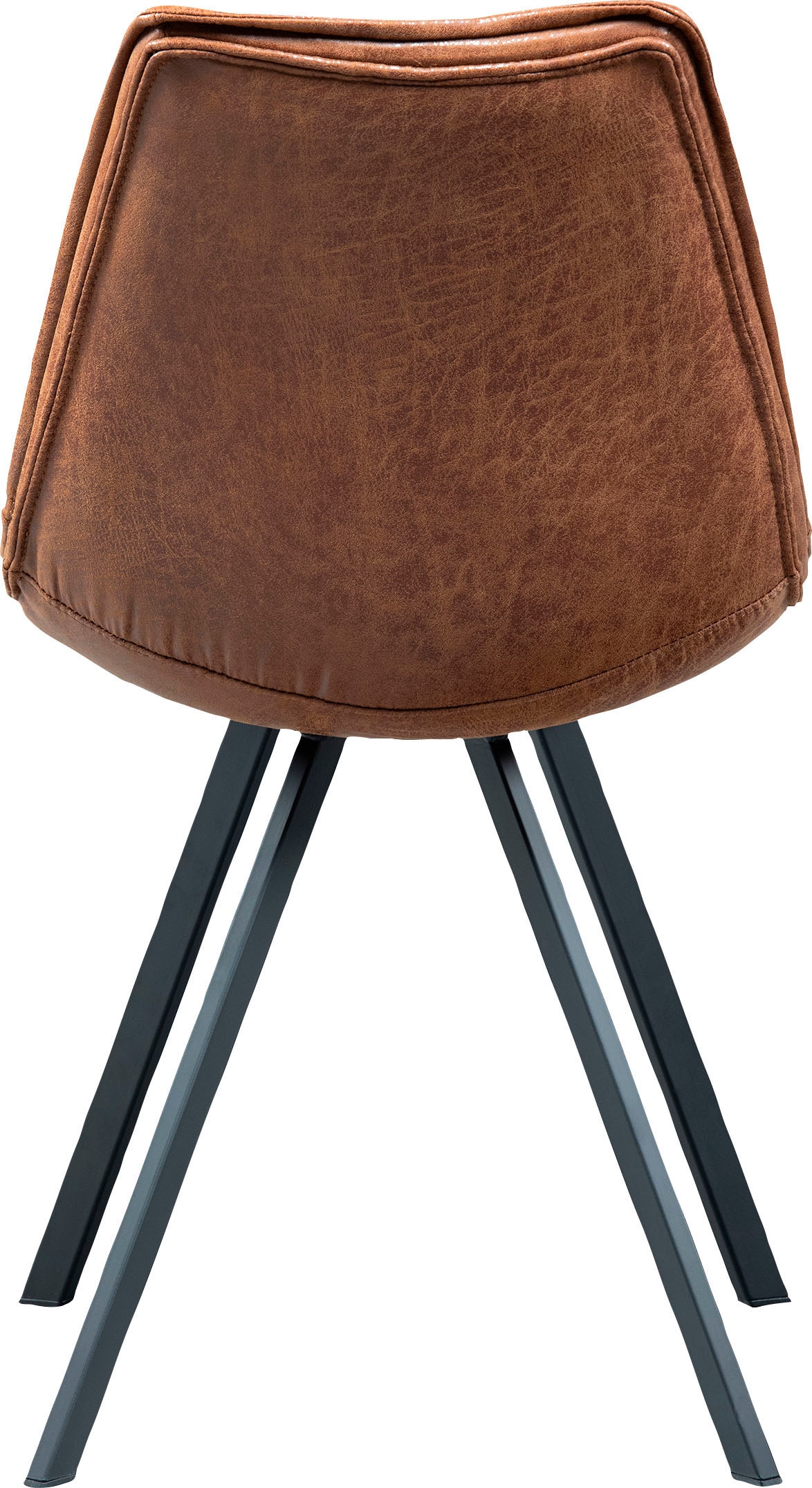 WOOOD Esszimmerstuhl »SVENS«, 2 St., Kunstleder, Wannenförmig, Breite 50 cm
