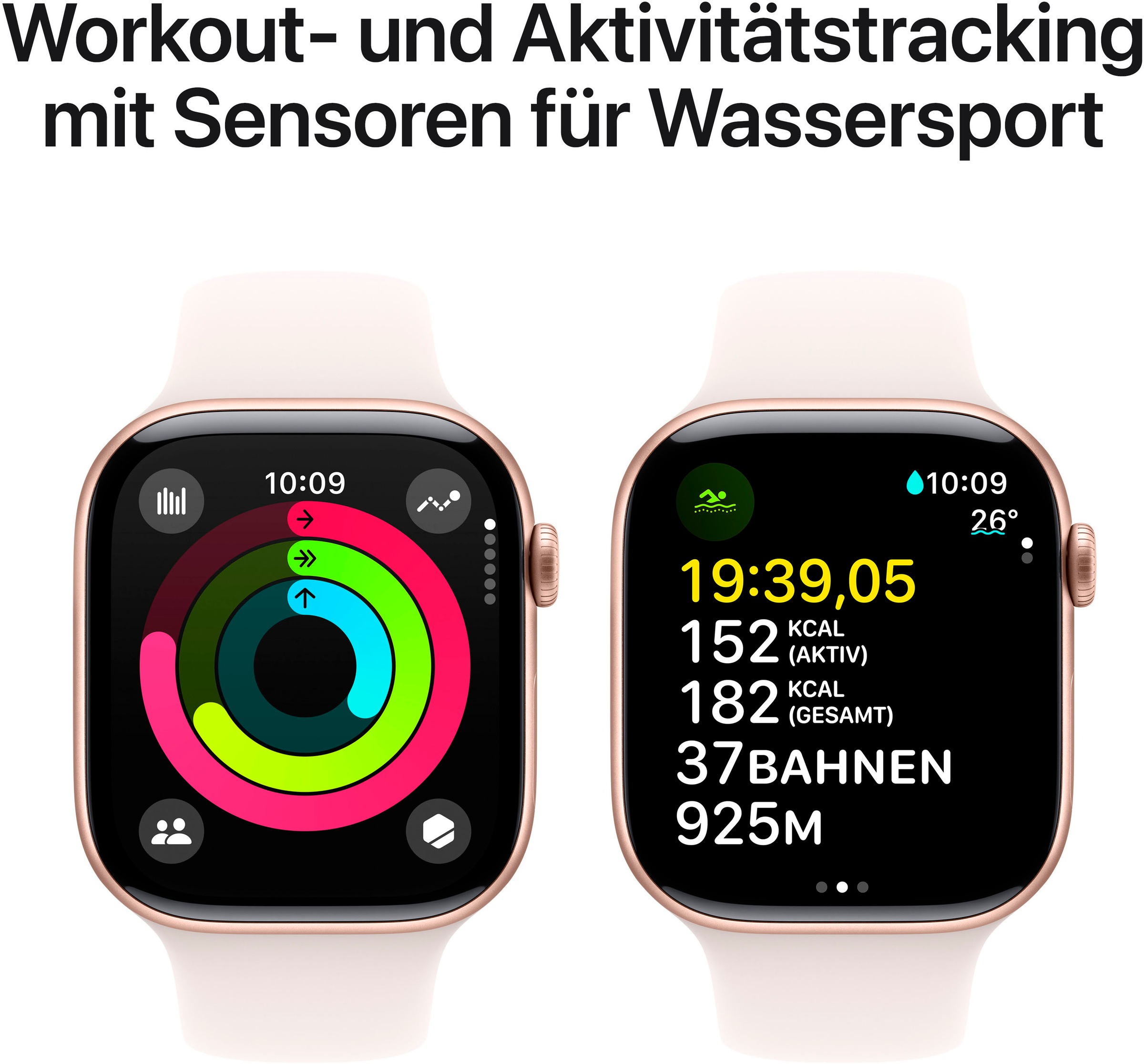 Apple Smartwatch »Watch Series 10 Aluminium«, Watch OS 11