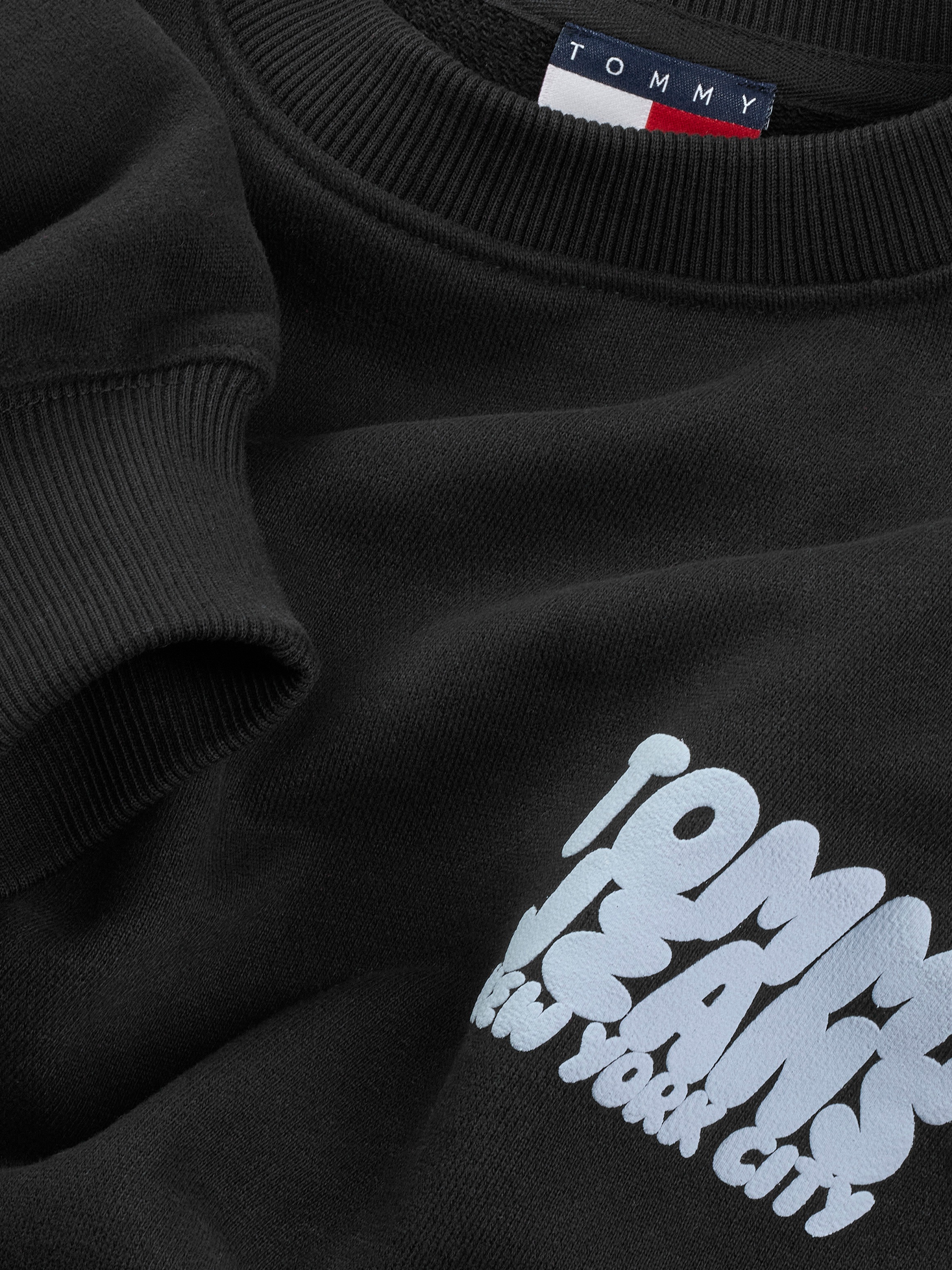 Tommy Jeans Sweatshirt »TJW RLX CRP TJ BUBBLE CREW«, mit großem Logodruck auf dem Rücken