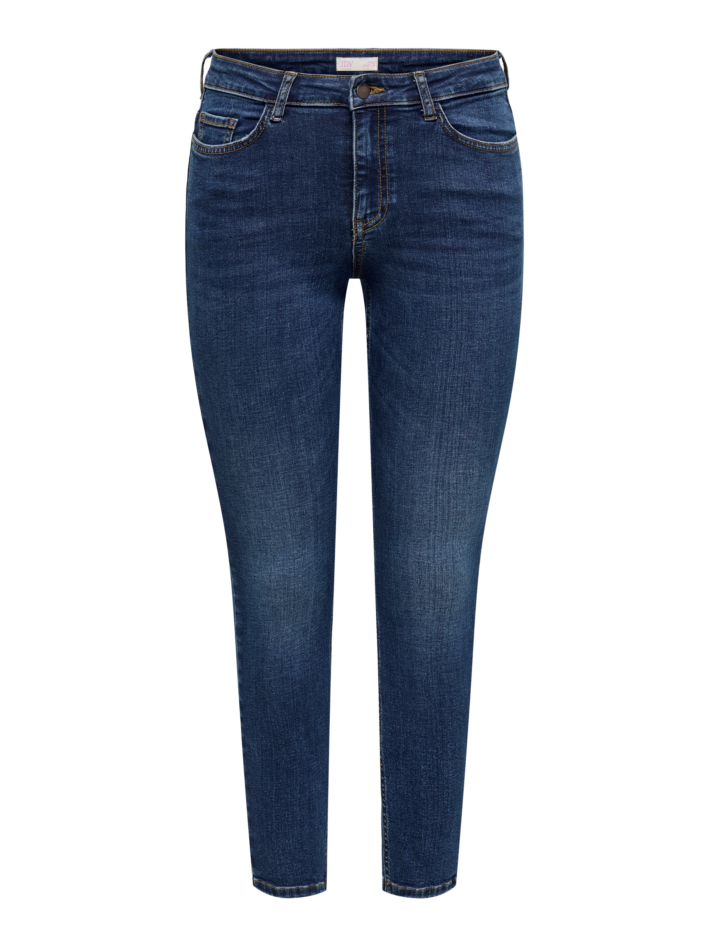 JDY Skinny-fit-Jeans »JDYFINA MW SKINNY ANK JNS DB NOOS DNM«