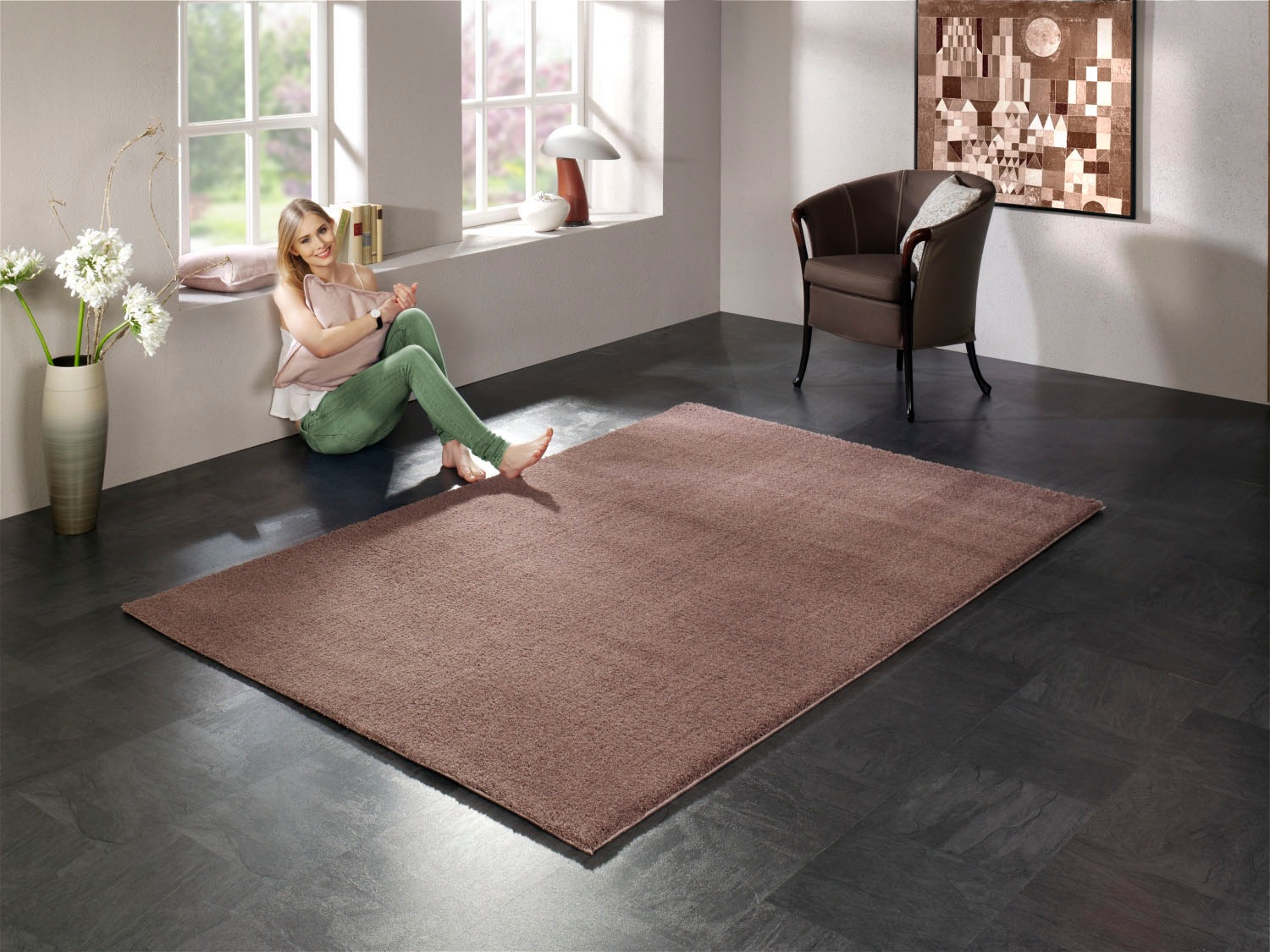OCI DIE TEPPICHMARKE Hochflor-Teppich »Soft Dream, auch als Läufer erhältlich«, rechteckig, 30 mm Höhe, besonders weich durch Microfaser, Wohnzimmer