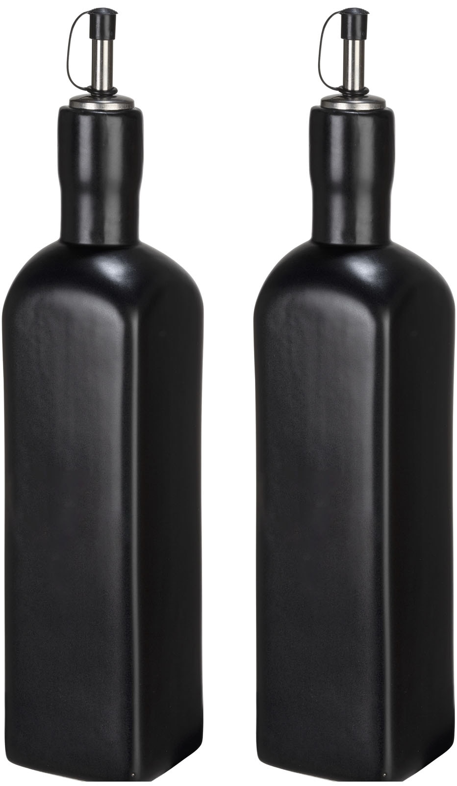 SCHÖNER WOHNEN-Kollektion Ölspender »OLIVIA« Öl- & Essigspender, Ölkaraffe aus Keramik, Edelstahl-Ausgießer, 600 ml