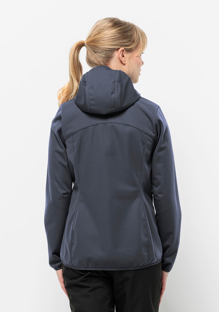 Jack Wolfskin Softshelljacke »WINDHAIN HOODY W«, mit Kapuze