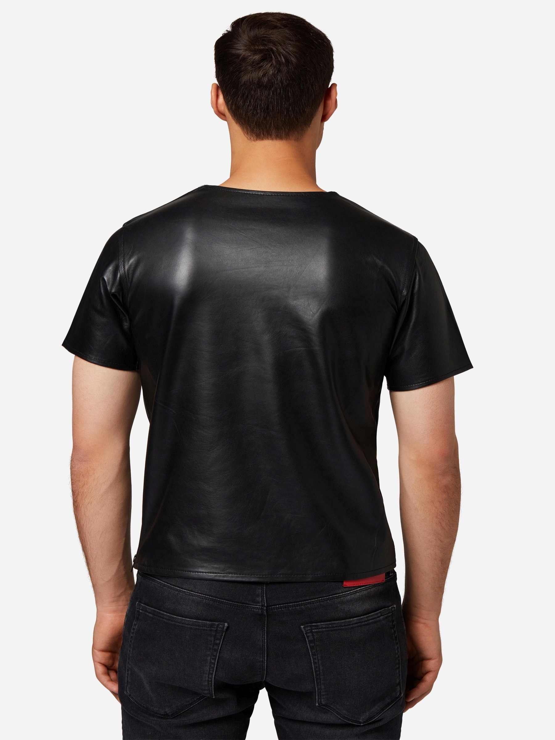 RICANO T-Shirt »Ledershirt T-SHIRT« Handgefertigt aus echtem Leder