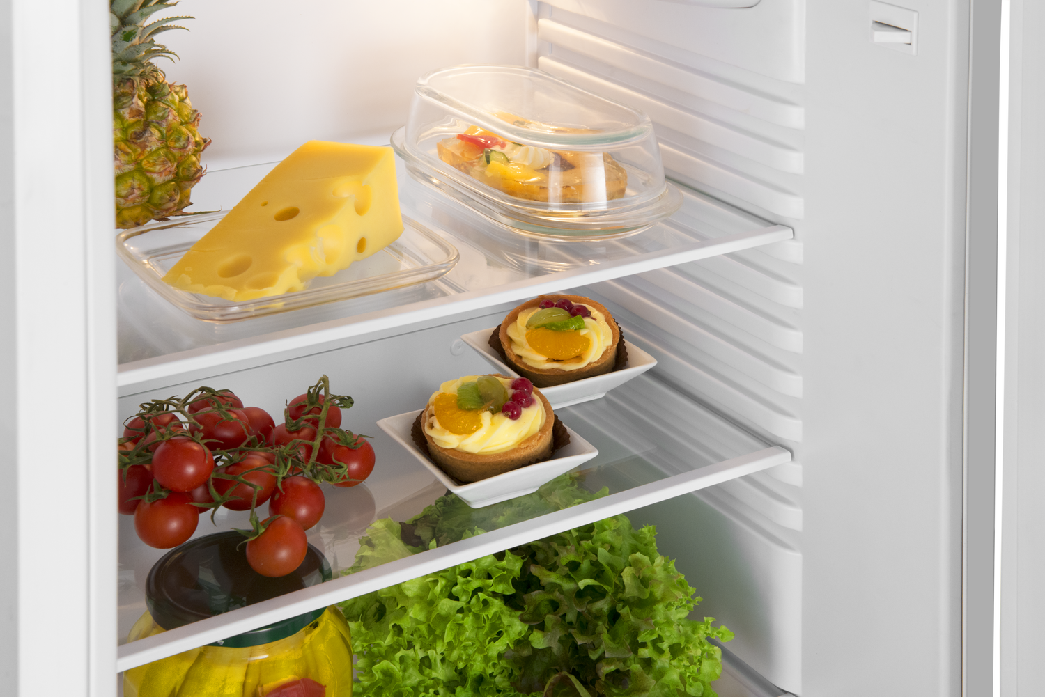 Amica Vollraumkühlschrank »VKS 351 155 W« 85 cm hoch 48 cm breit Stilvoll, leise, perfekt organisiert – ideal für kleine Räume